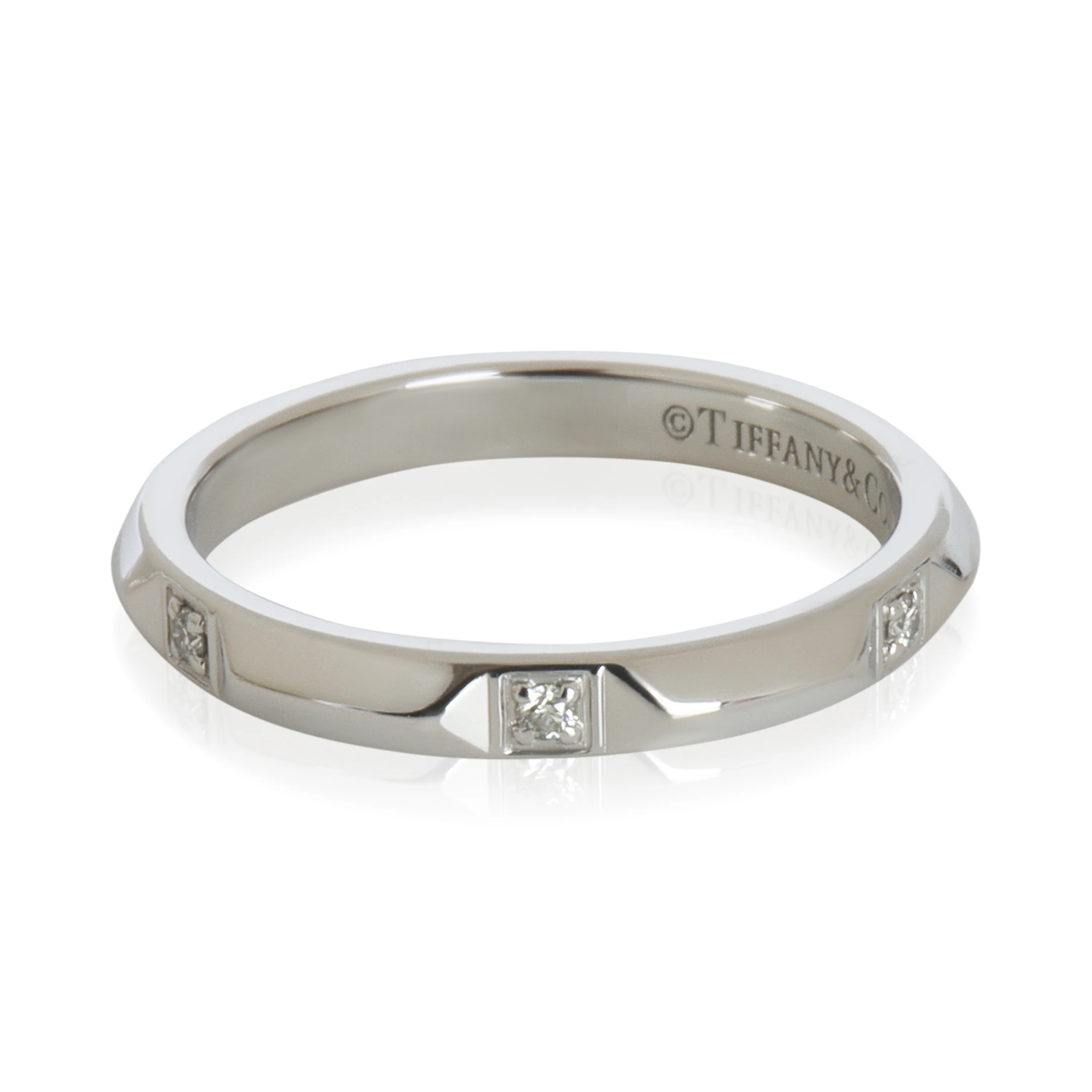 Platinum Diamond Tiffany True Band - Image 3