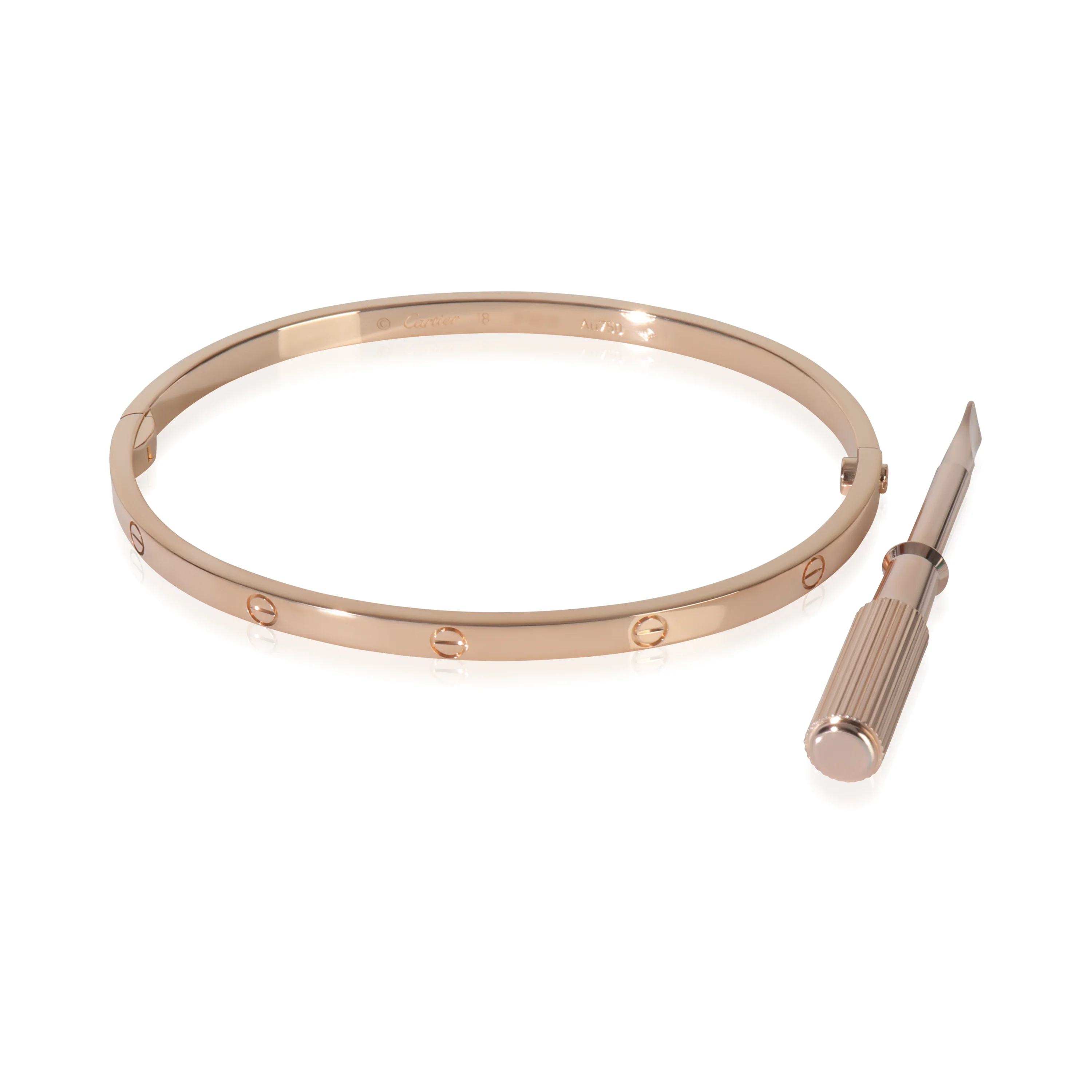 Rose Gold Small Model Love Bracelet - Image 6