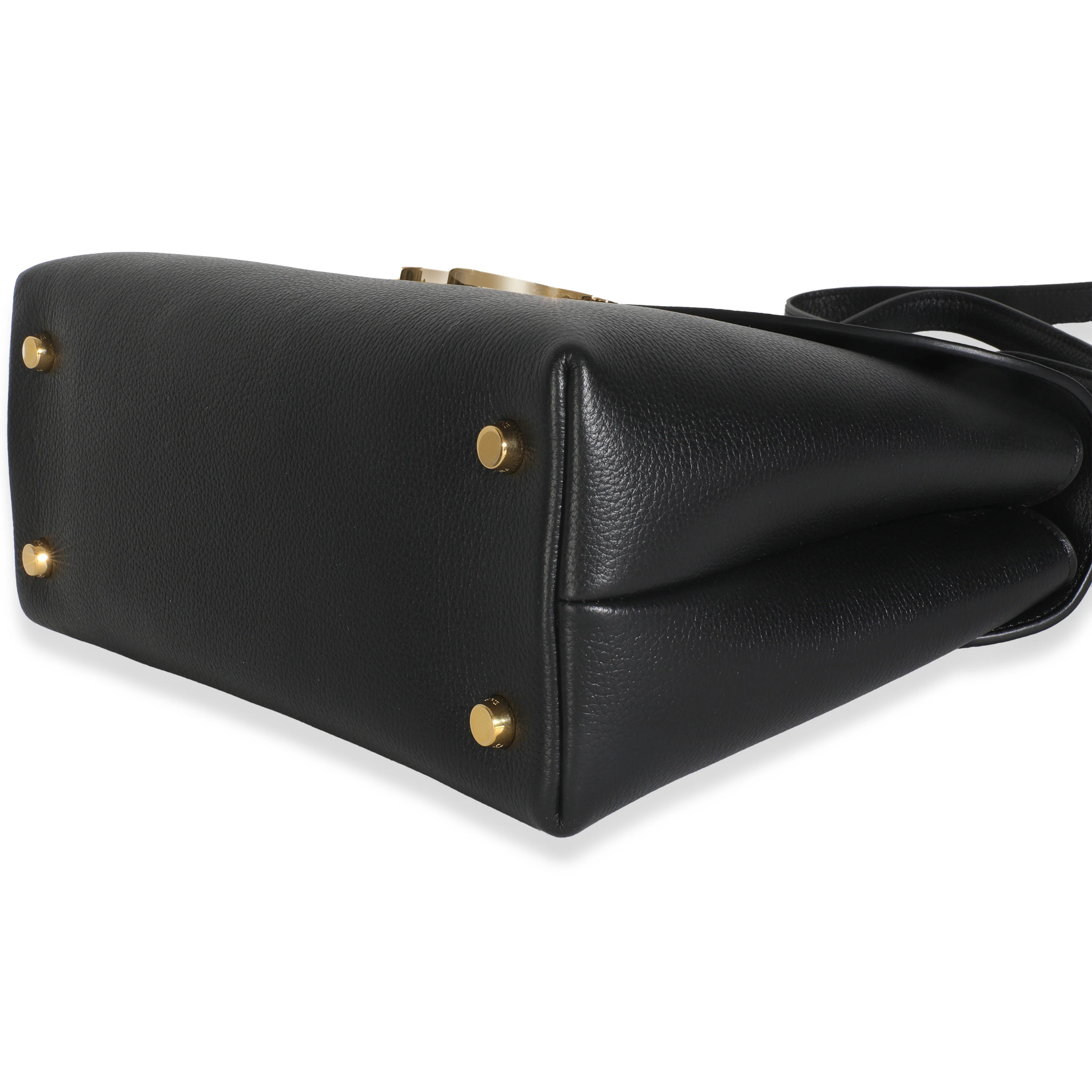 Black Supple Calfskin Medium Nino Bag - Image 7