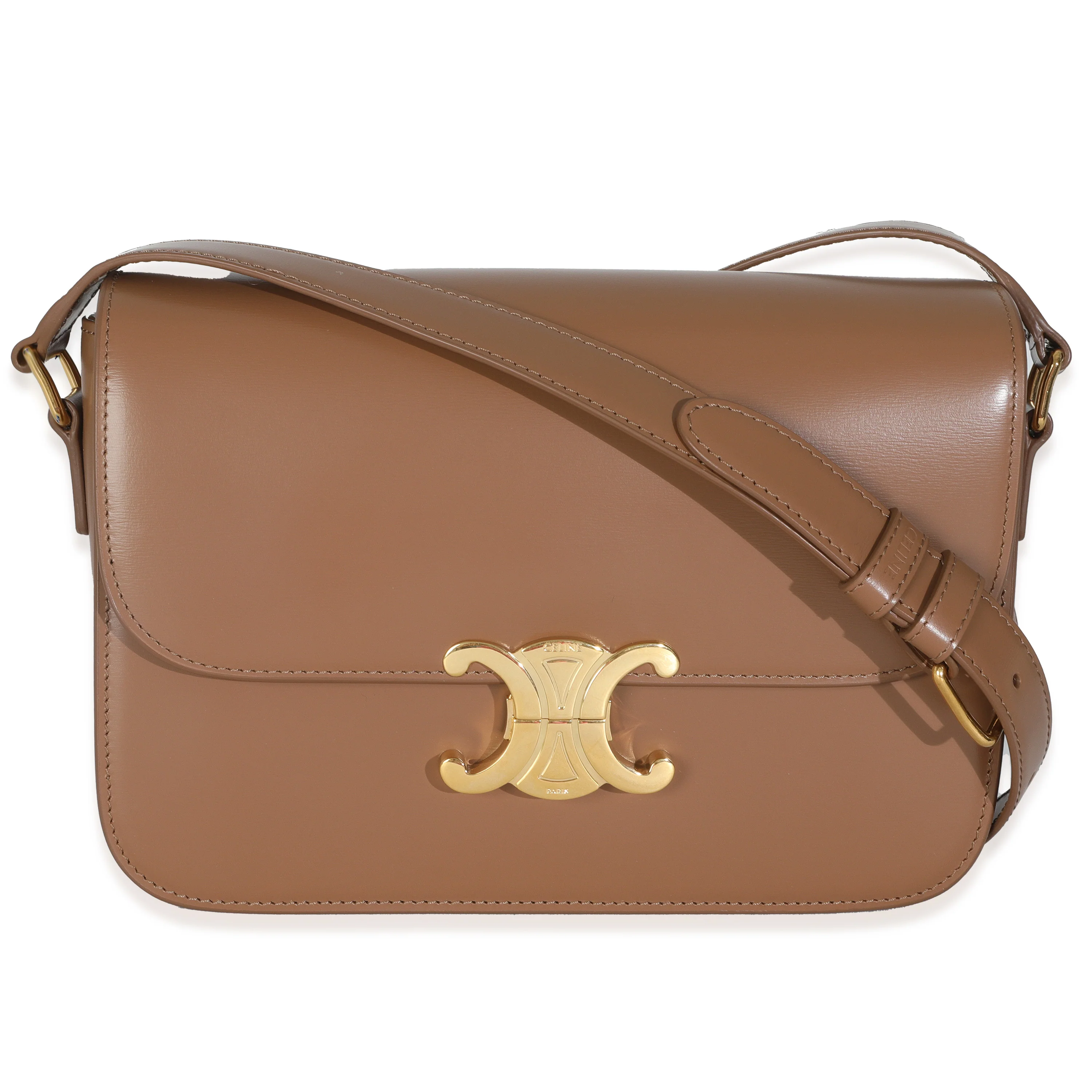 Bronze Calfskin Teen Triomphe Bag