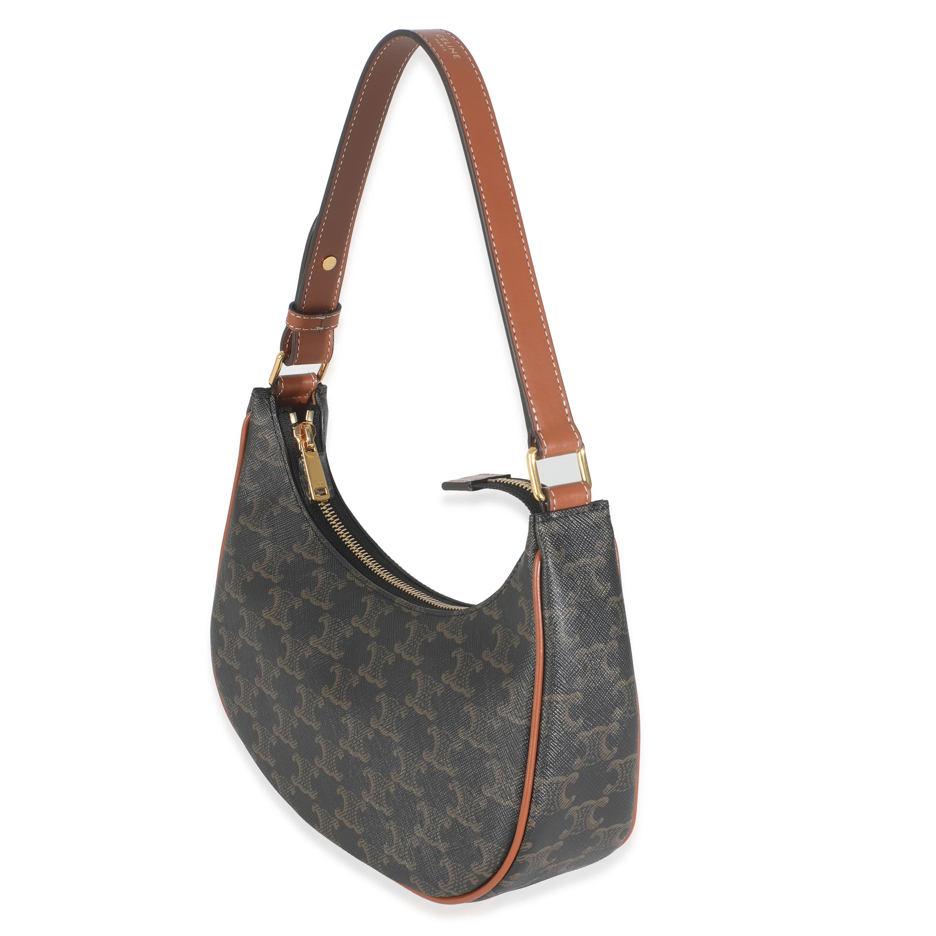 Brown Triomphe Canvas Ava Bag - Image 2