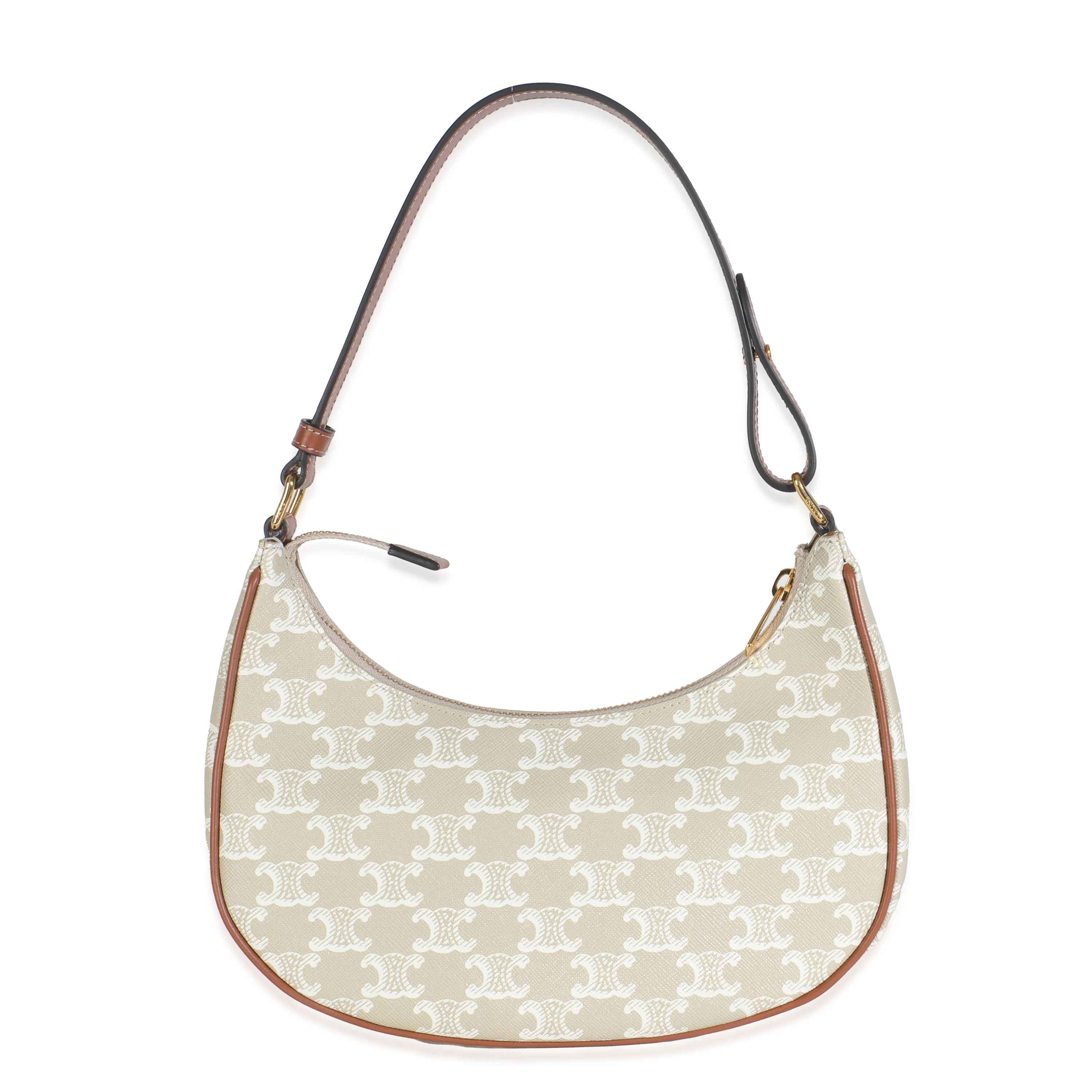 White Triomphe Canvas Ava Bag - Image 4