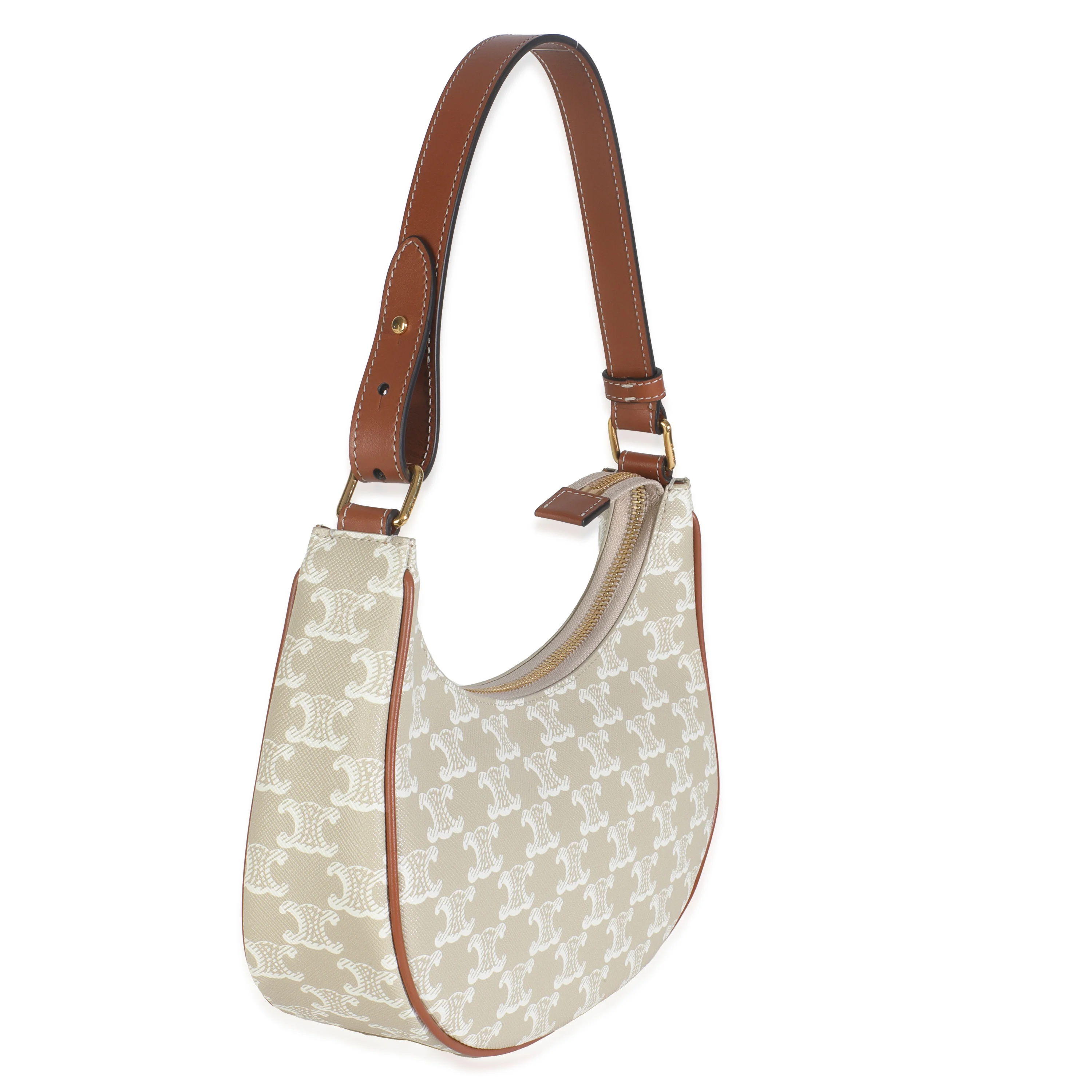 White Triomphe Canvas Ava Bag - Image 3