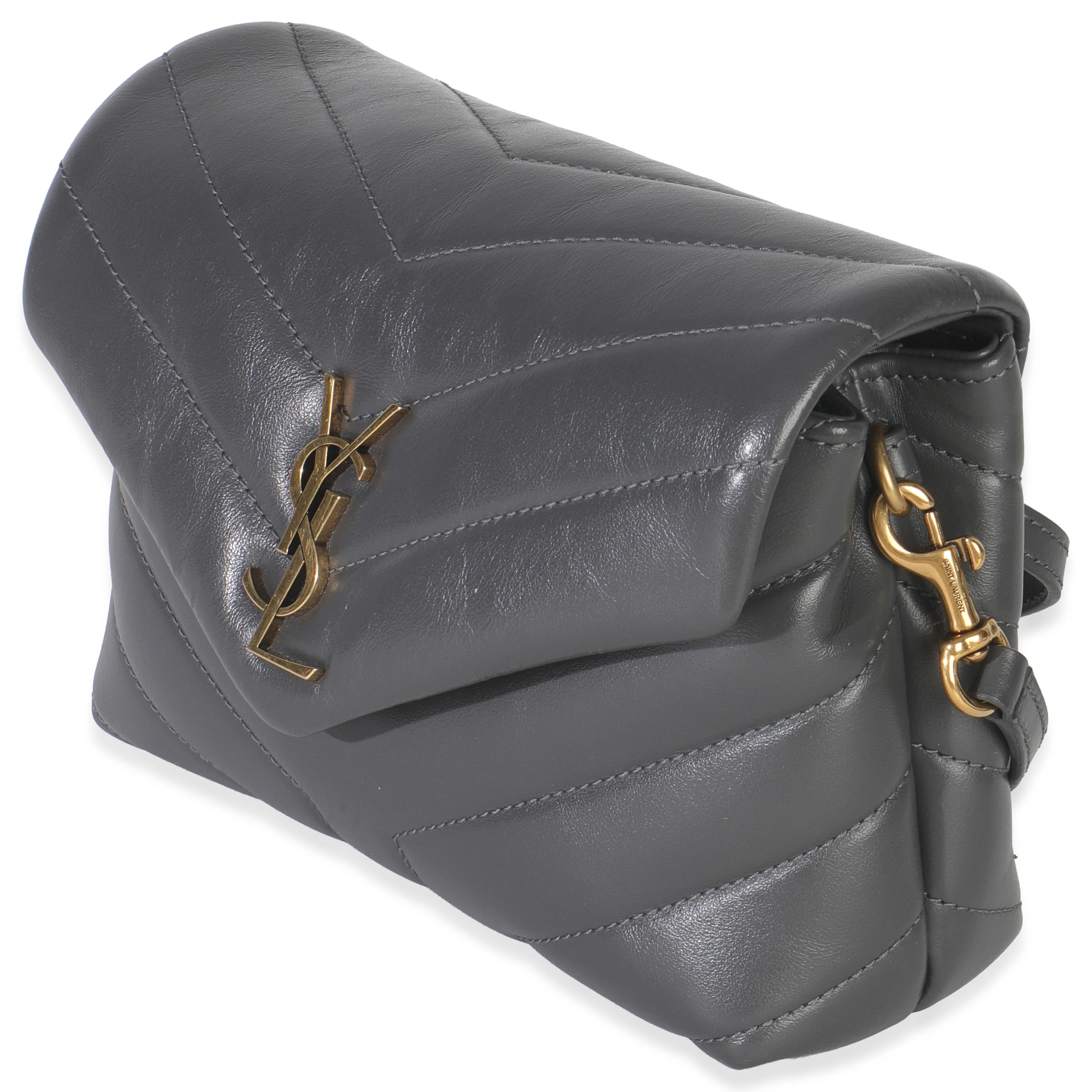 Dark Smog Y Quilted Calfskin Monogram Toy Loulou Crossbody - Image 2
