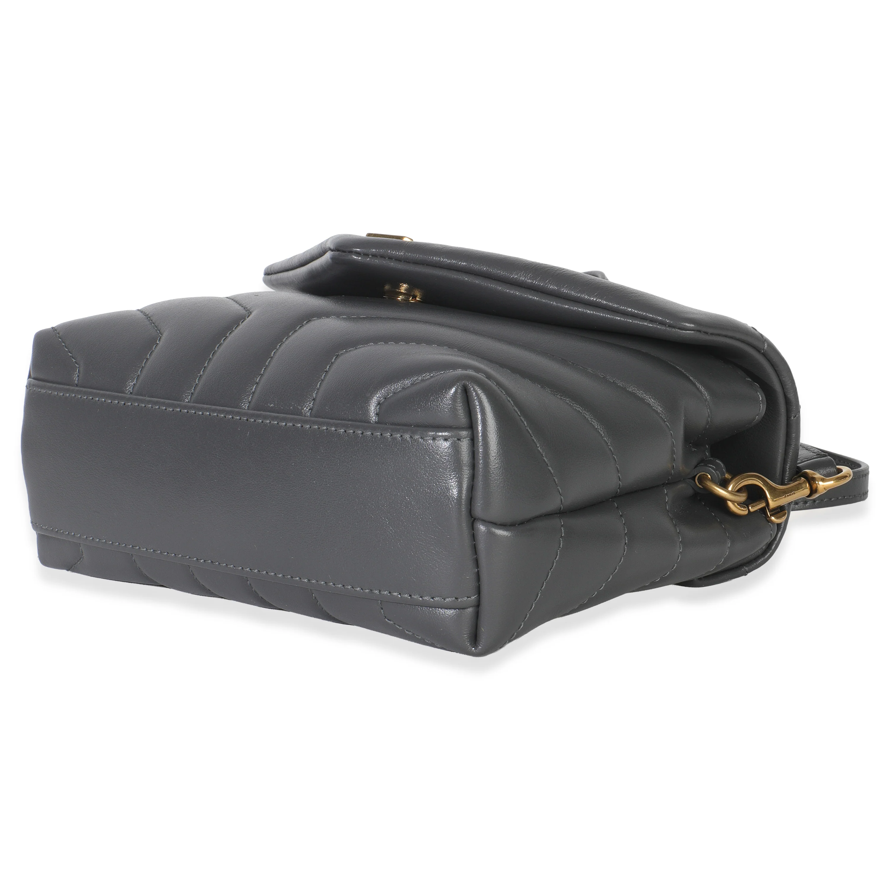Dark Smog Y Quilted Calfskin Monogram Toy Loulou Crossbody - Image 7