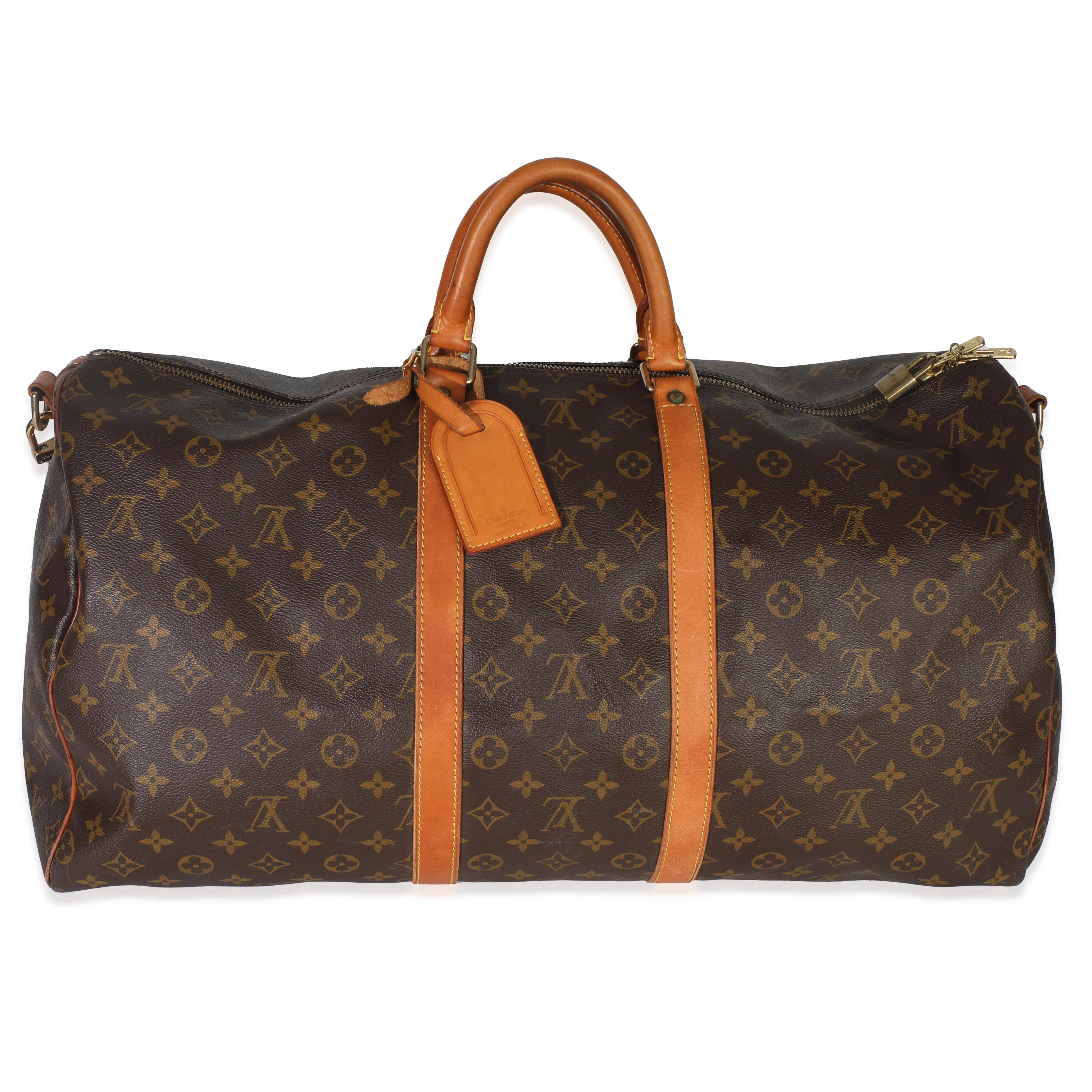 Monogram Canvas Keepall Bandouliere 55
