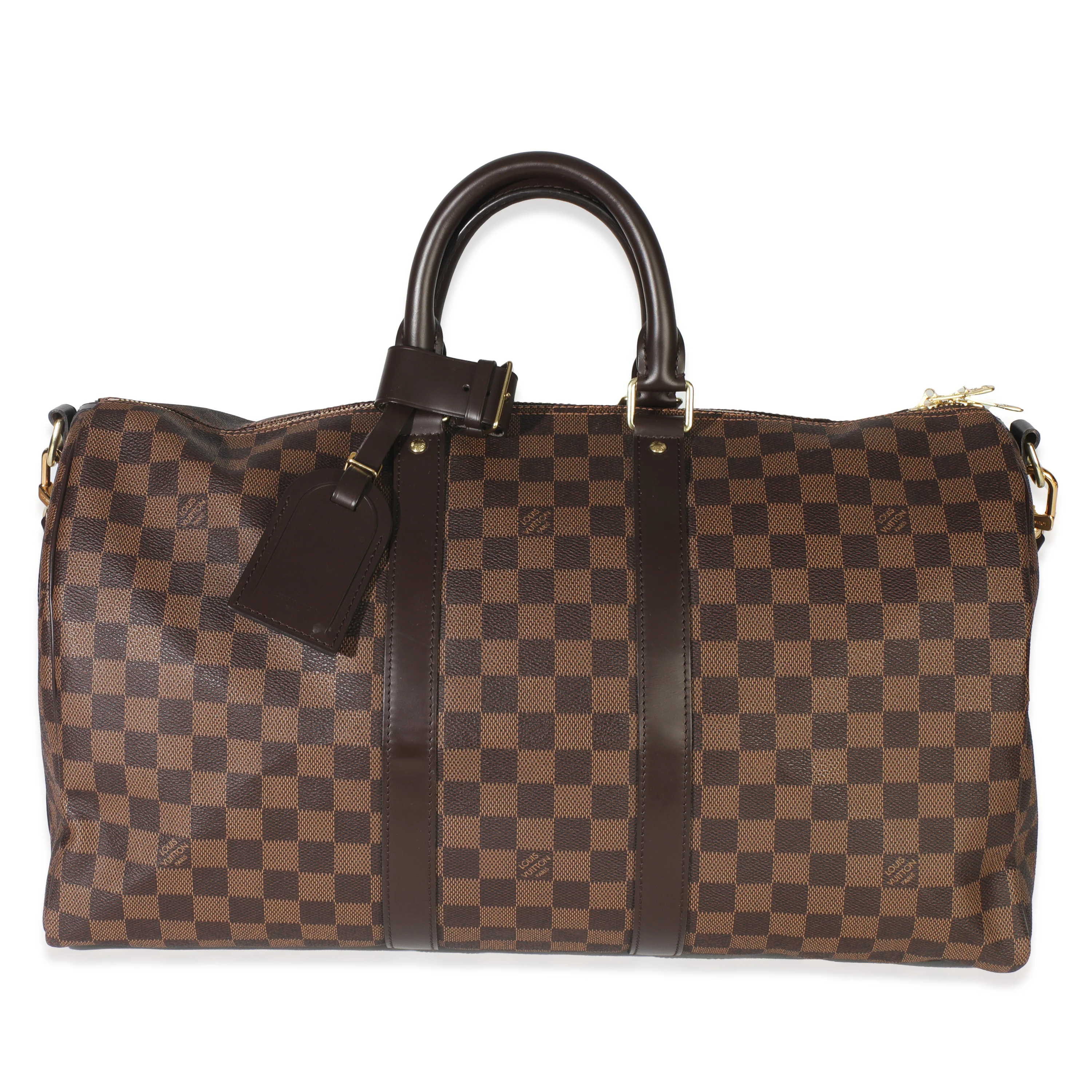 Damier Ebene Canvas Keepall Bandouliere 45