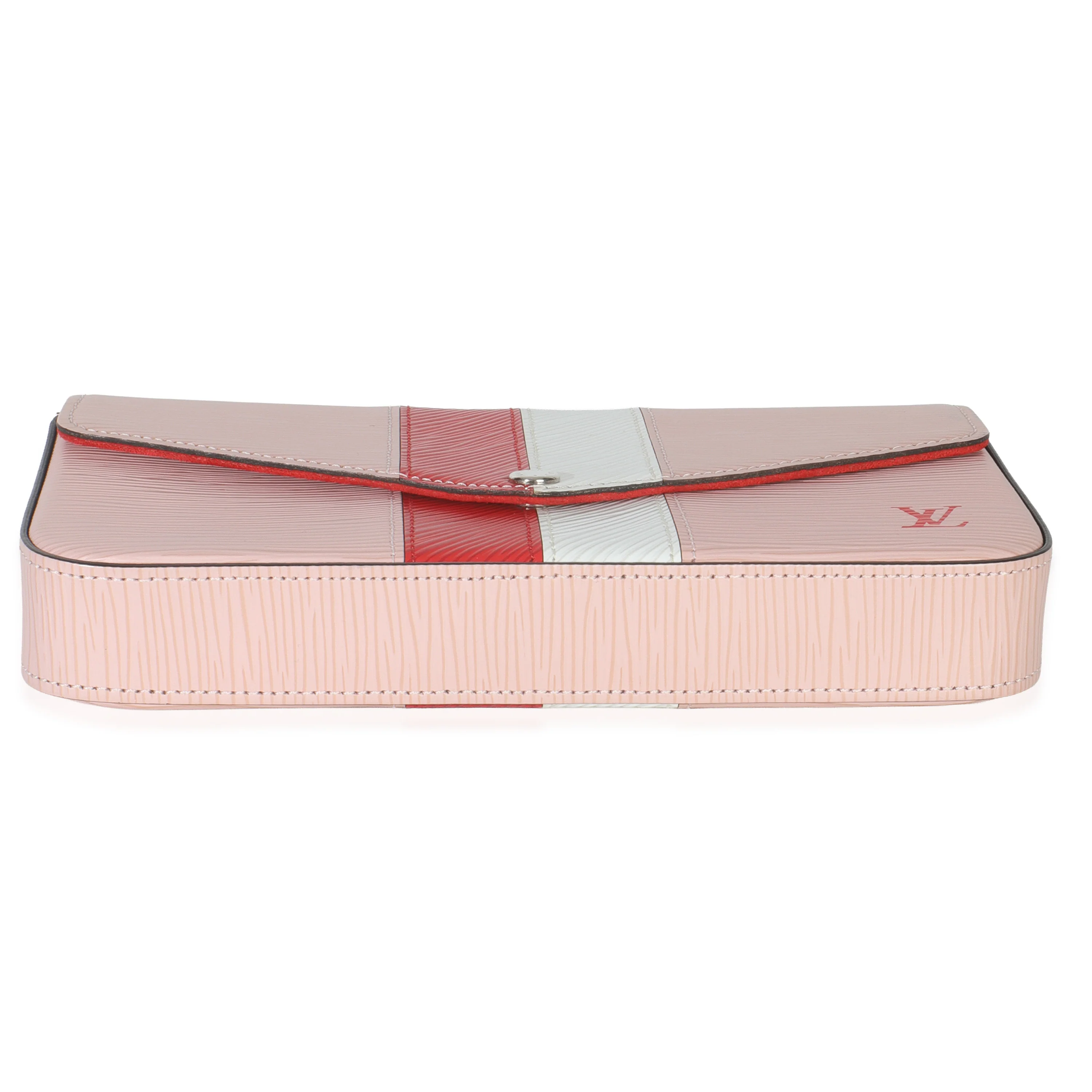 Rose Ballerine Epi Stripe Felicie Pochette - Image 7