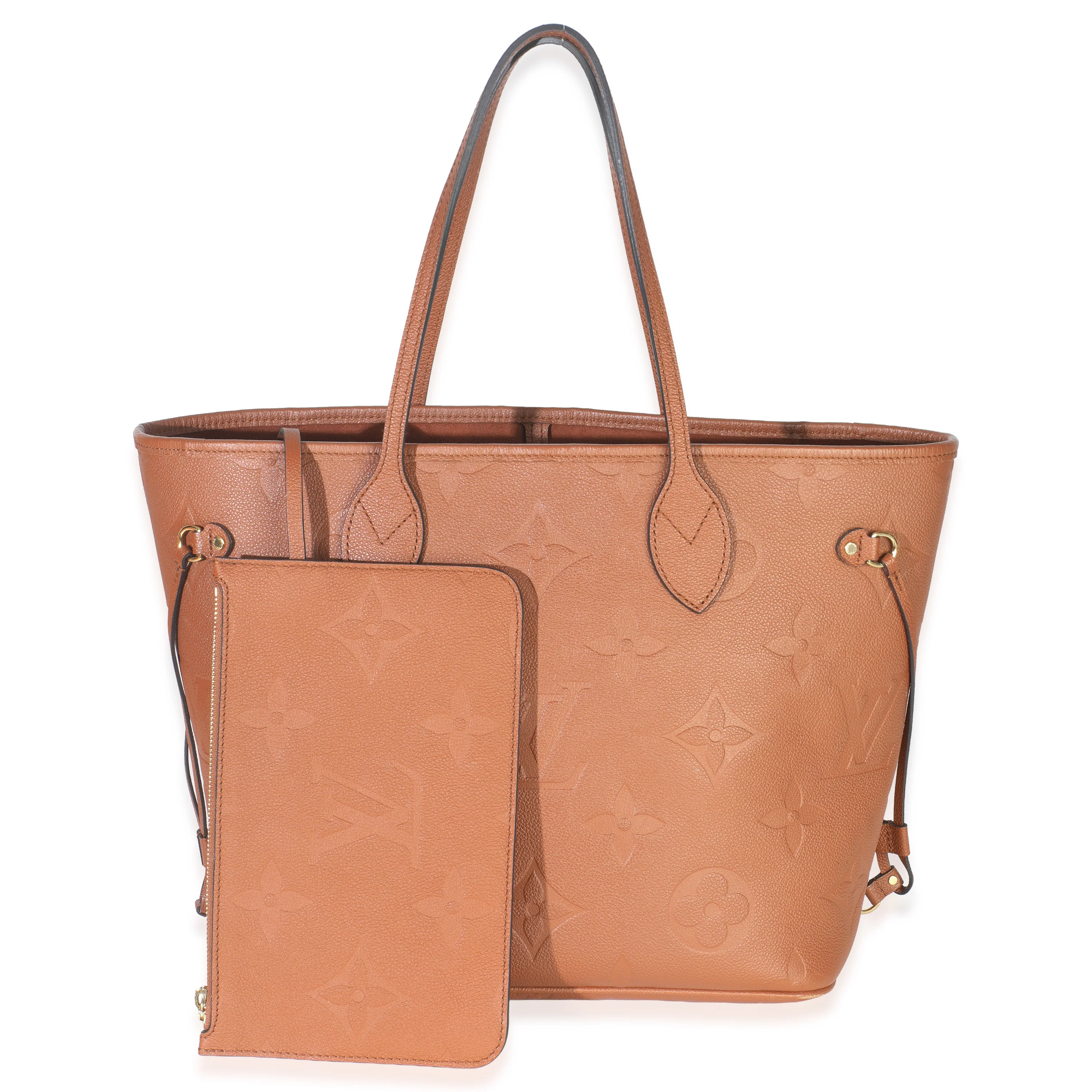 Cognac Empreinte Monogram Giant Neverfull MM