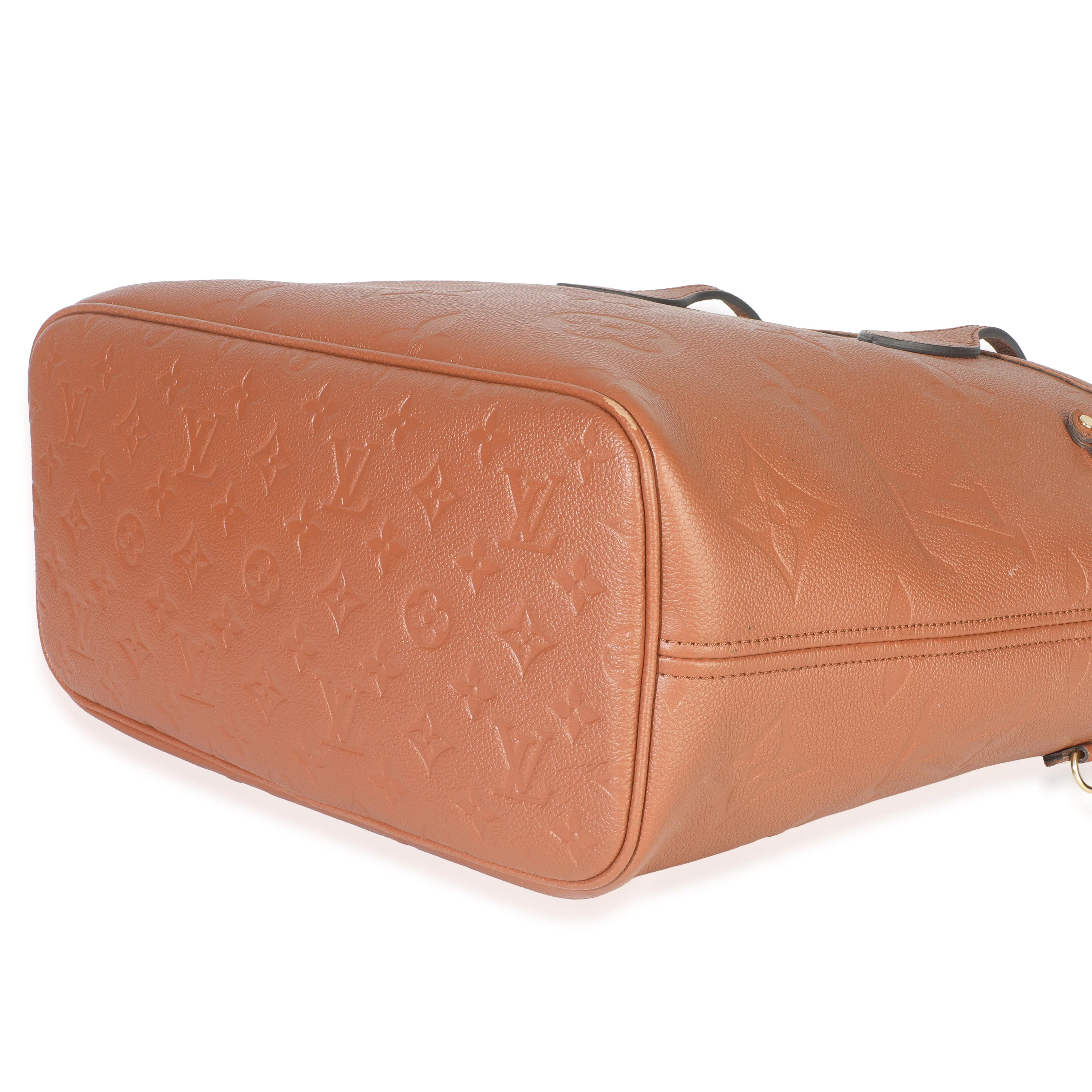 Cognac Empreinte Monogram Giant Neverfull MM - Image 7