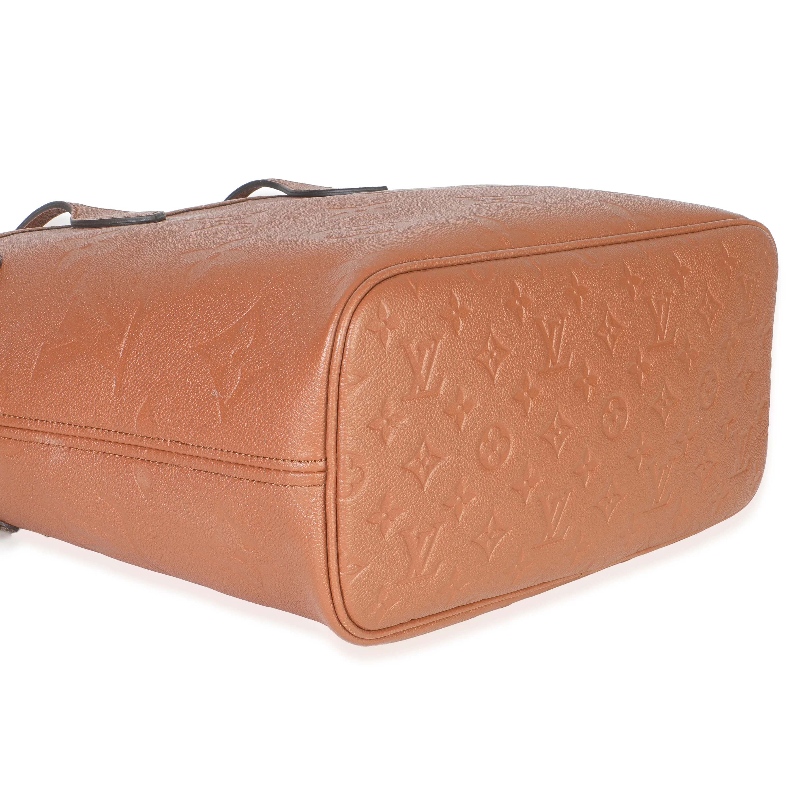 Cognac Empreinte Monogram Giant Neverfull MM - Image 8