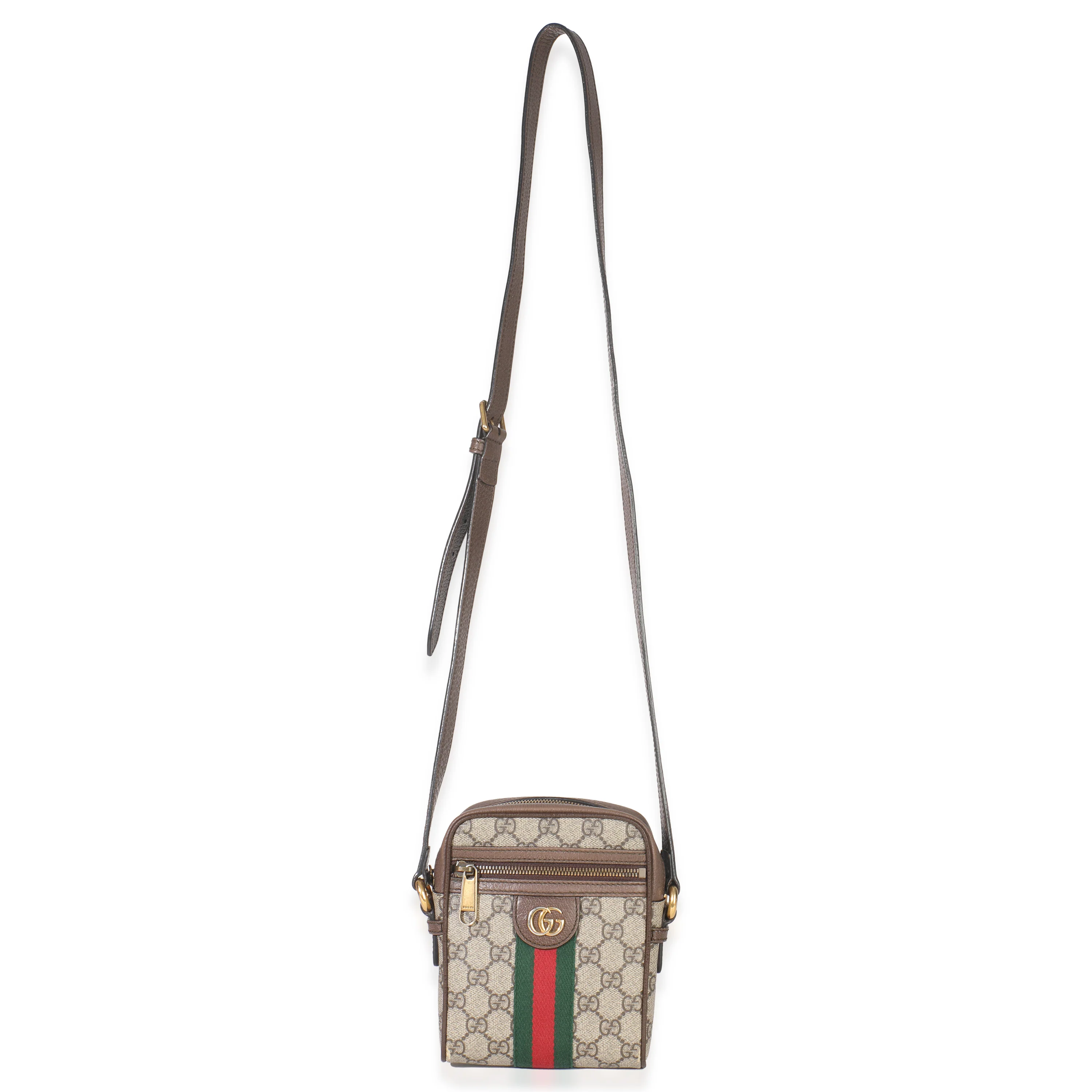 Beige GG Supreme Canvas Ophidia Mini Messenger - Image 8