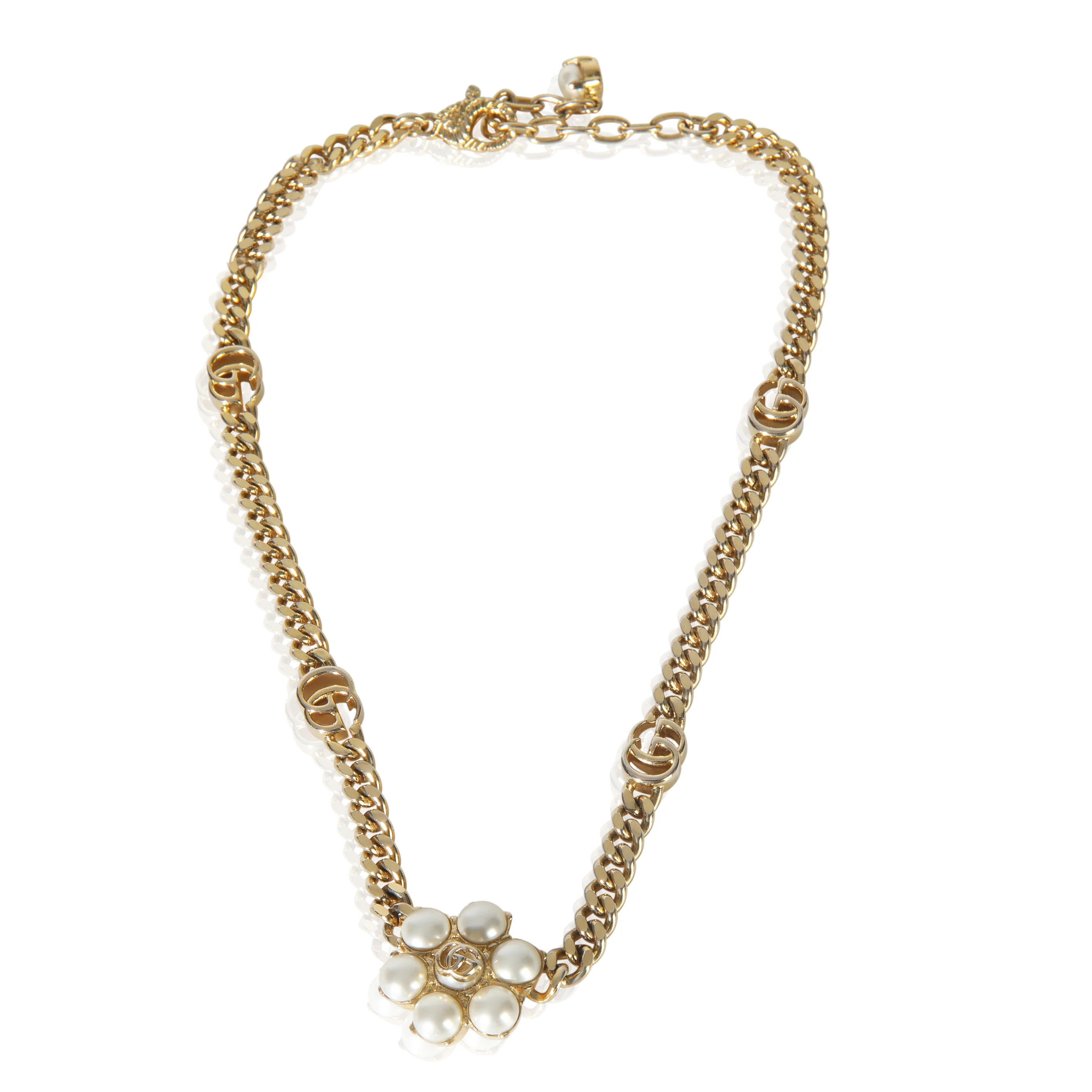 Gold-Plated  Interlocking G Necklace - Image 3