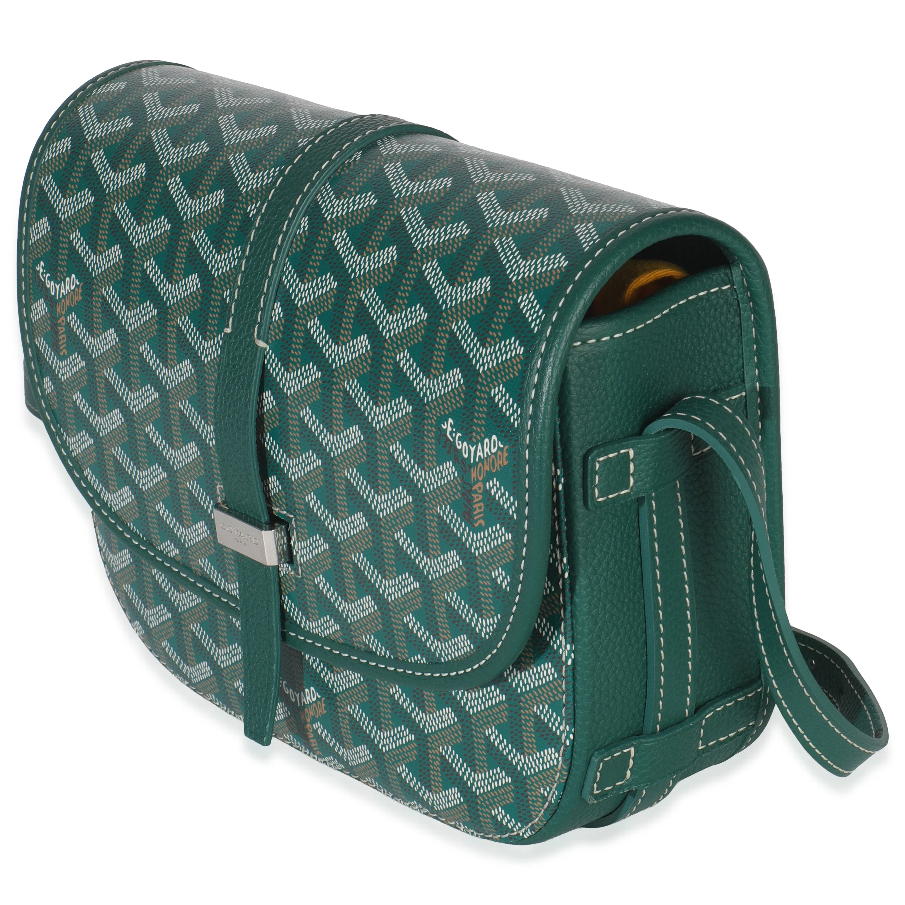 Green Goyardine Canvas Belvedere II PM - Image 2