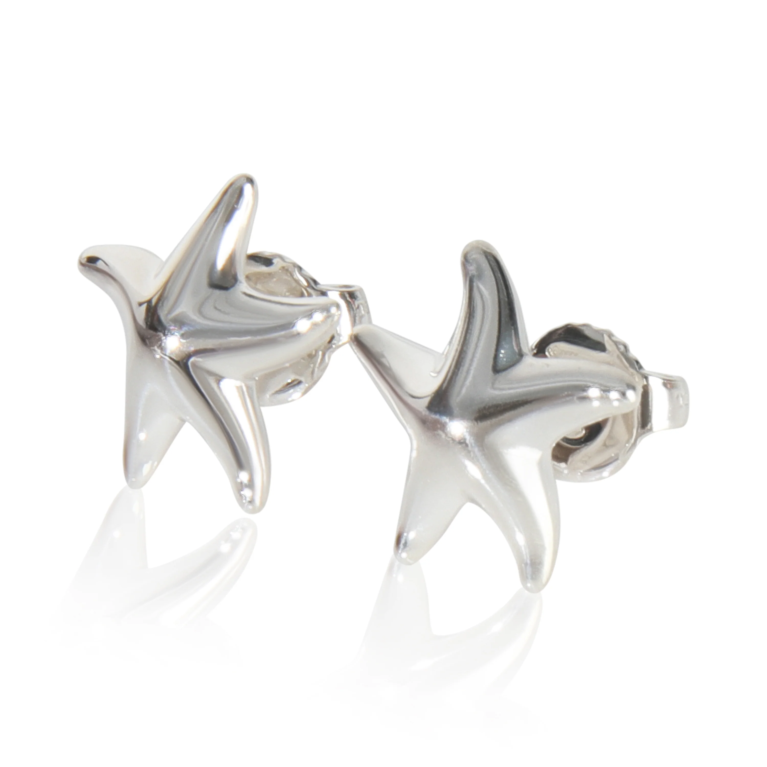 Sterling Silver  Elsa Peretti Starfish Earrings - Image 2