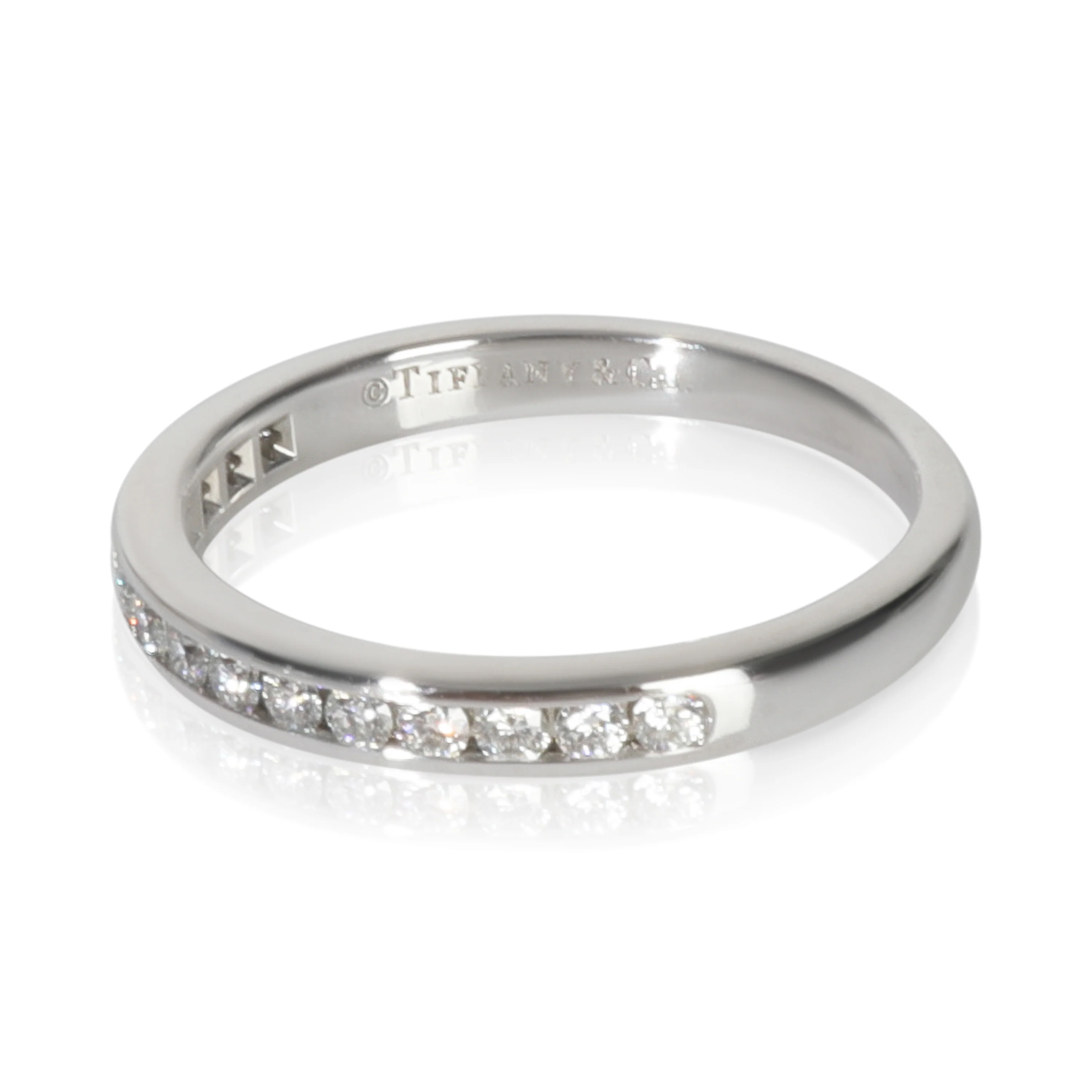 Platinum Diamond Channel Set Band - Image 2