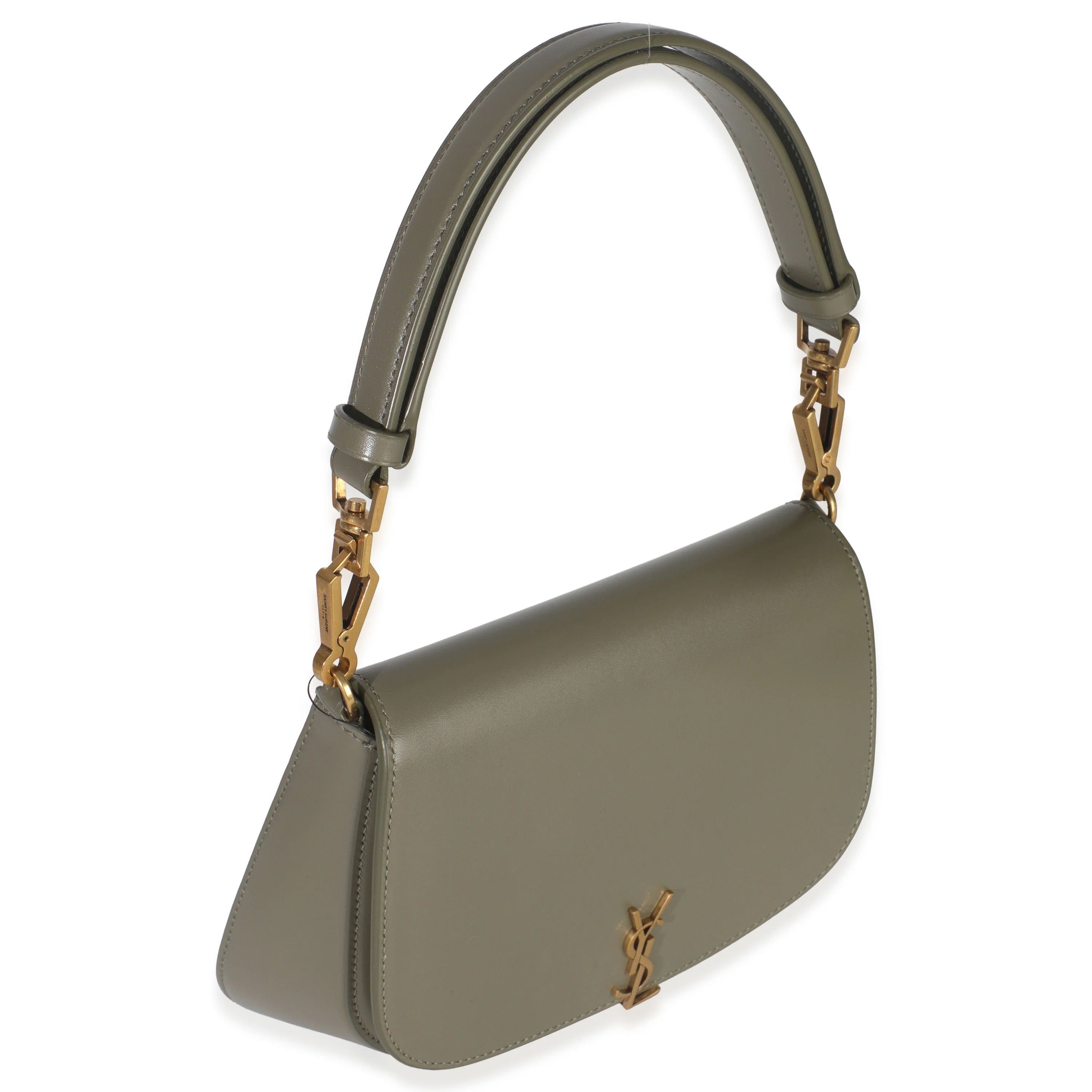 Strong Moss Smooth Leather Mini Voltaire - Image 3