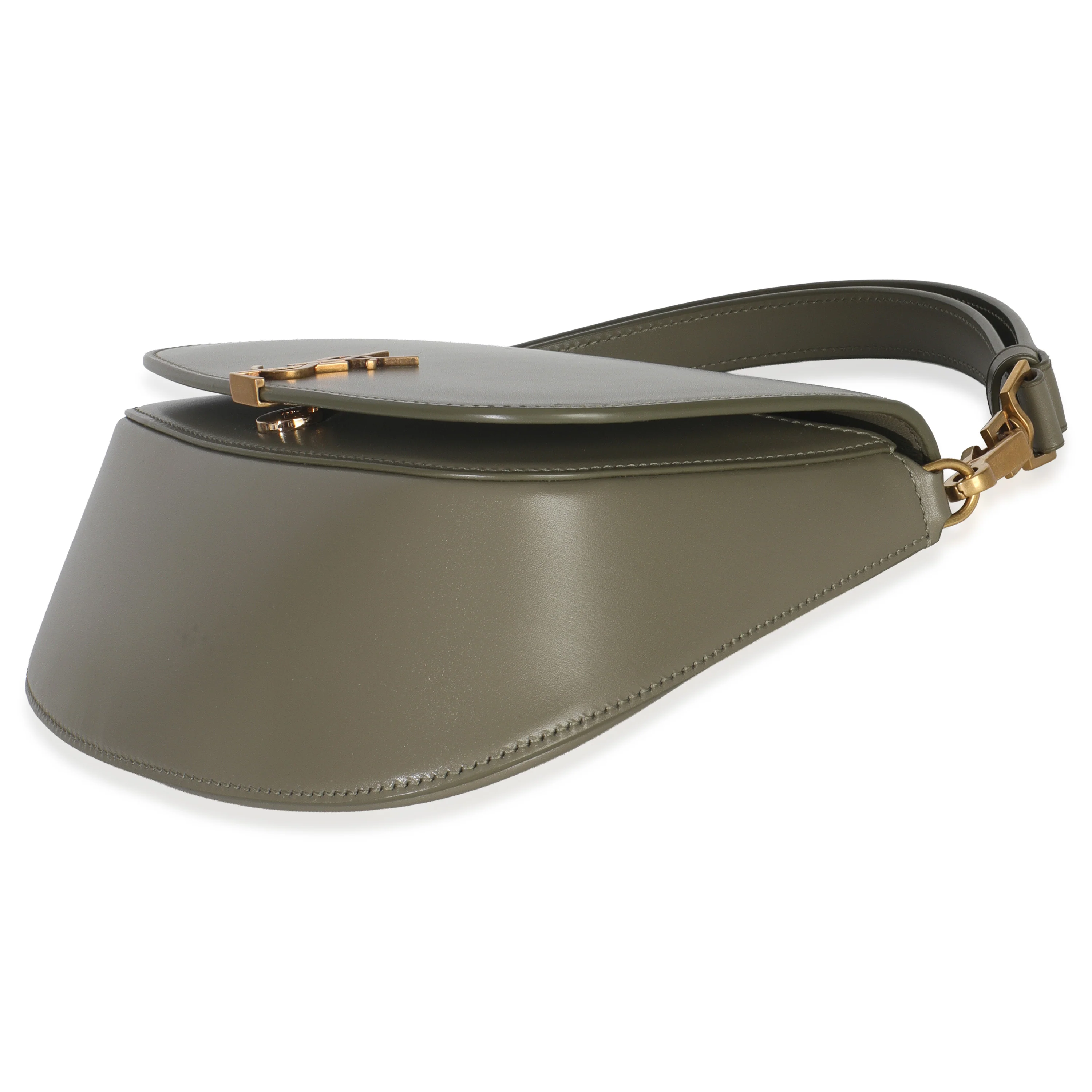 Strong Moss Smooth Leather Mini Voltaire - Image 7