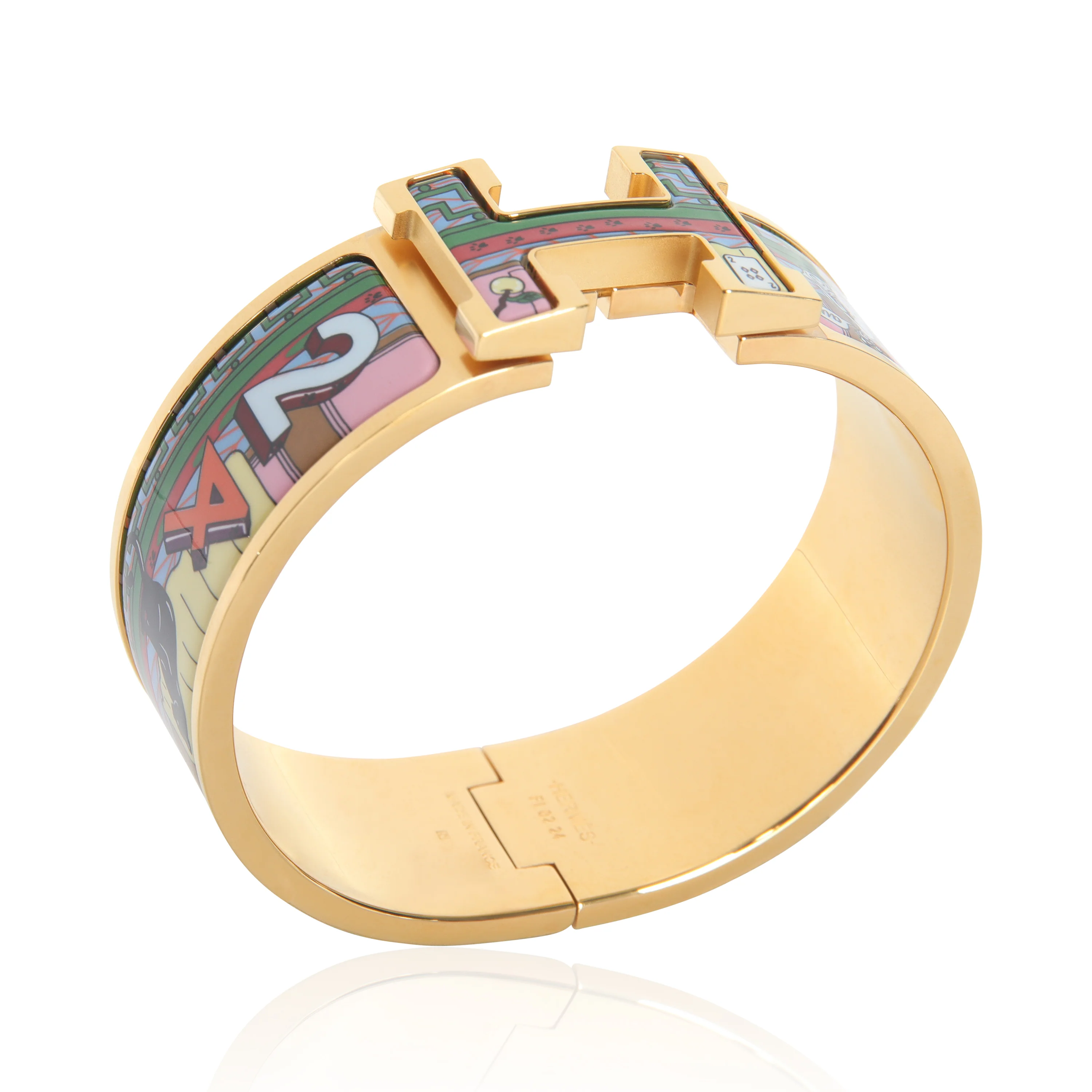 Gold-Plated Clic Clac In Mystere au 24 Bracelet - Image 4