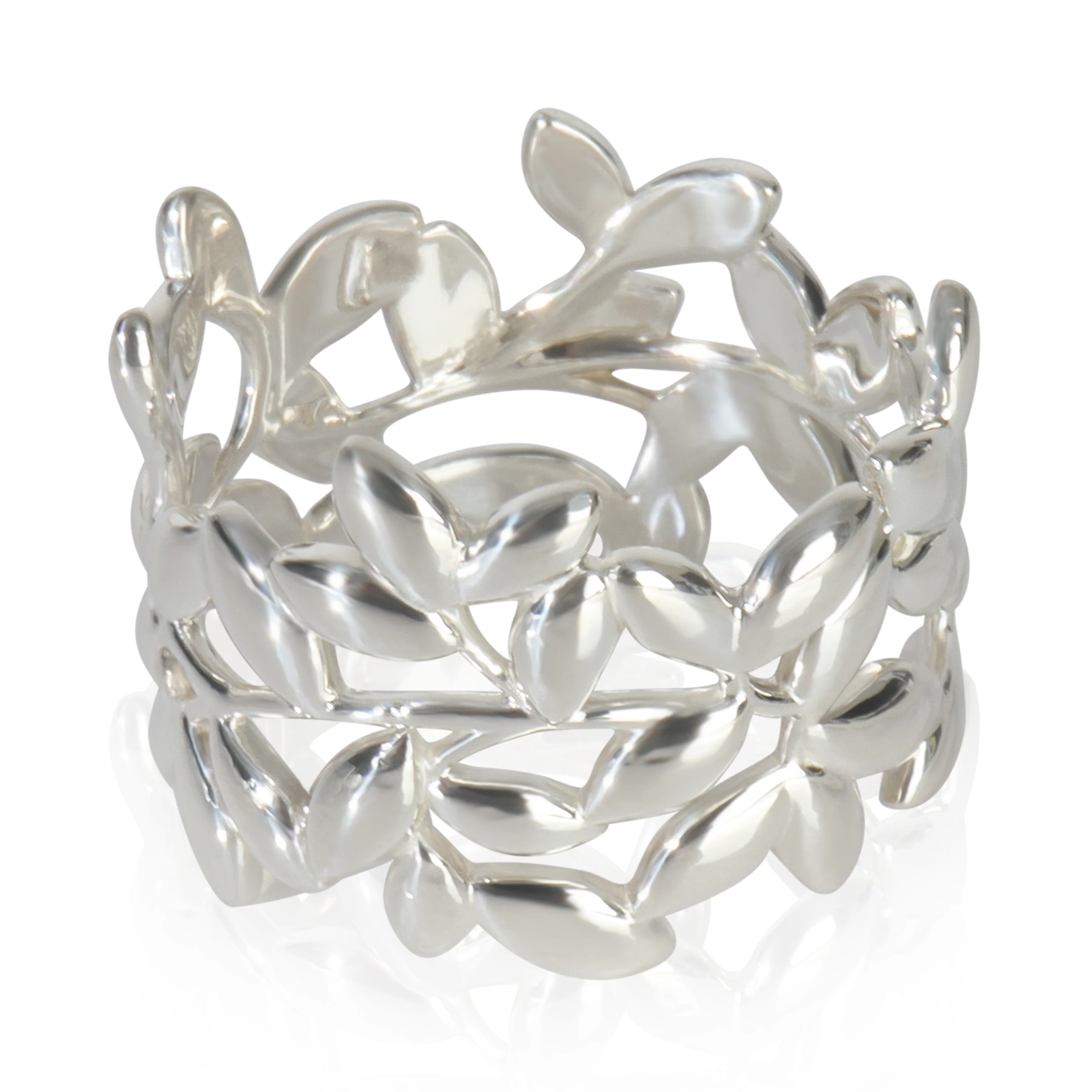 Sterling Silver  Paloma Picasso Olive Leaf Ring - Image 2