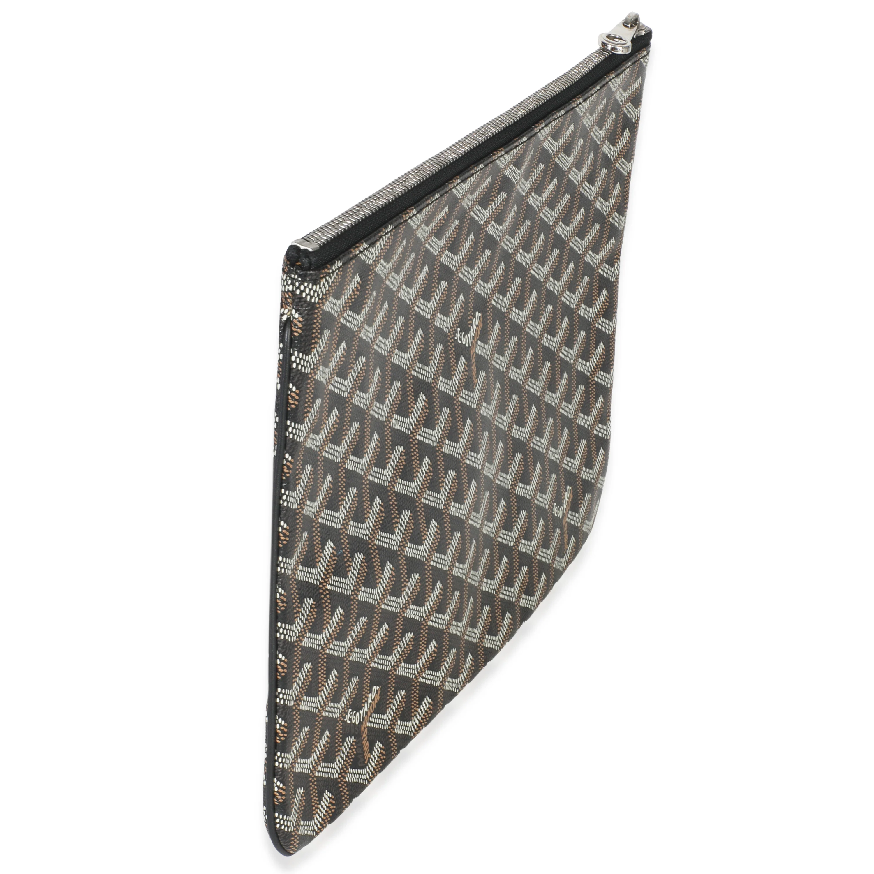 Black Goyardine Canvas Senat MM - Image 3