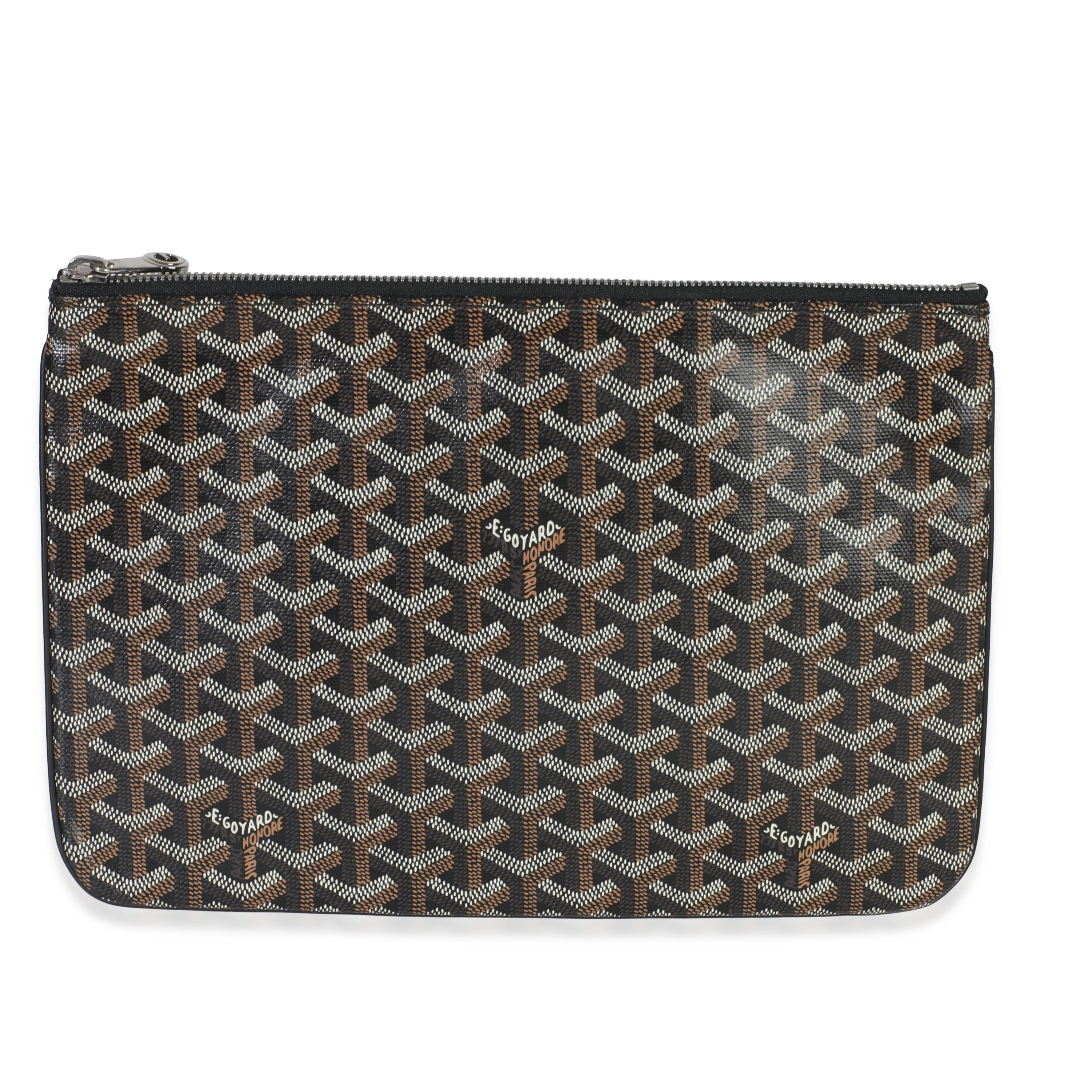 Black Goyardine Canvas Senat MM - Image 4