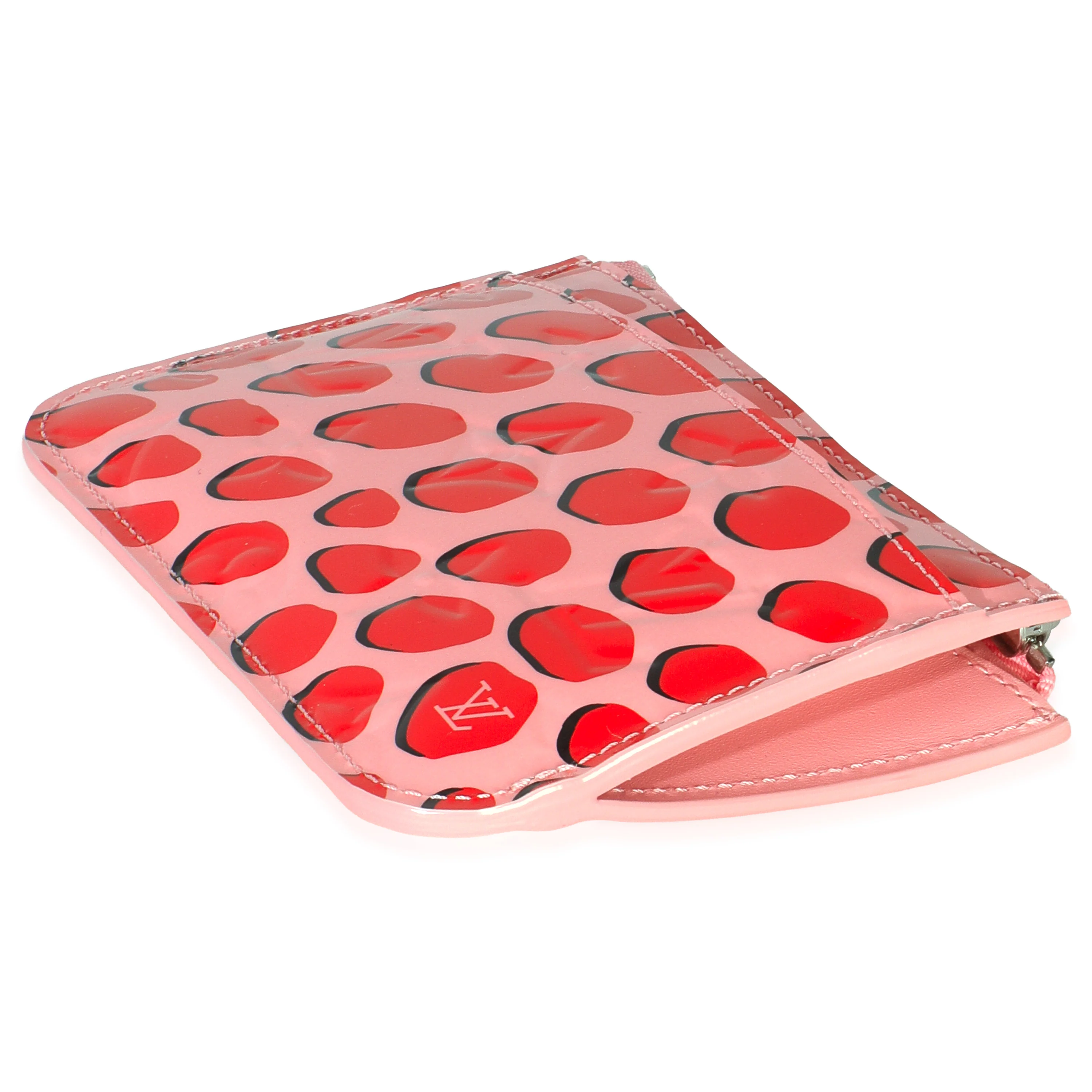 Pink Monogram Vernis Jungle Dots Pochette Cles Key Change Holder - Image 6