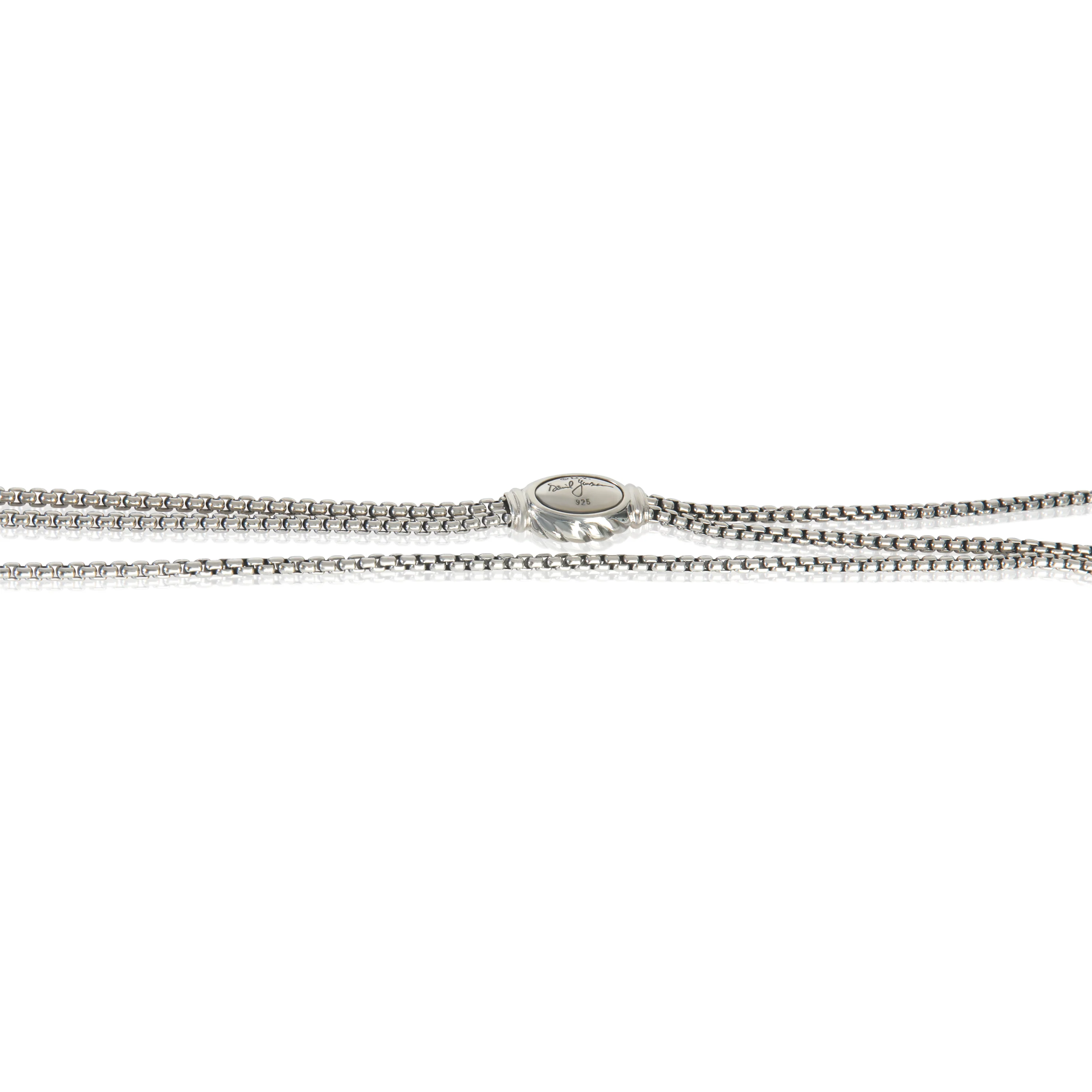 Sterling Silver 1.5mm Box Slider Chain Necklace - Image 2