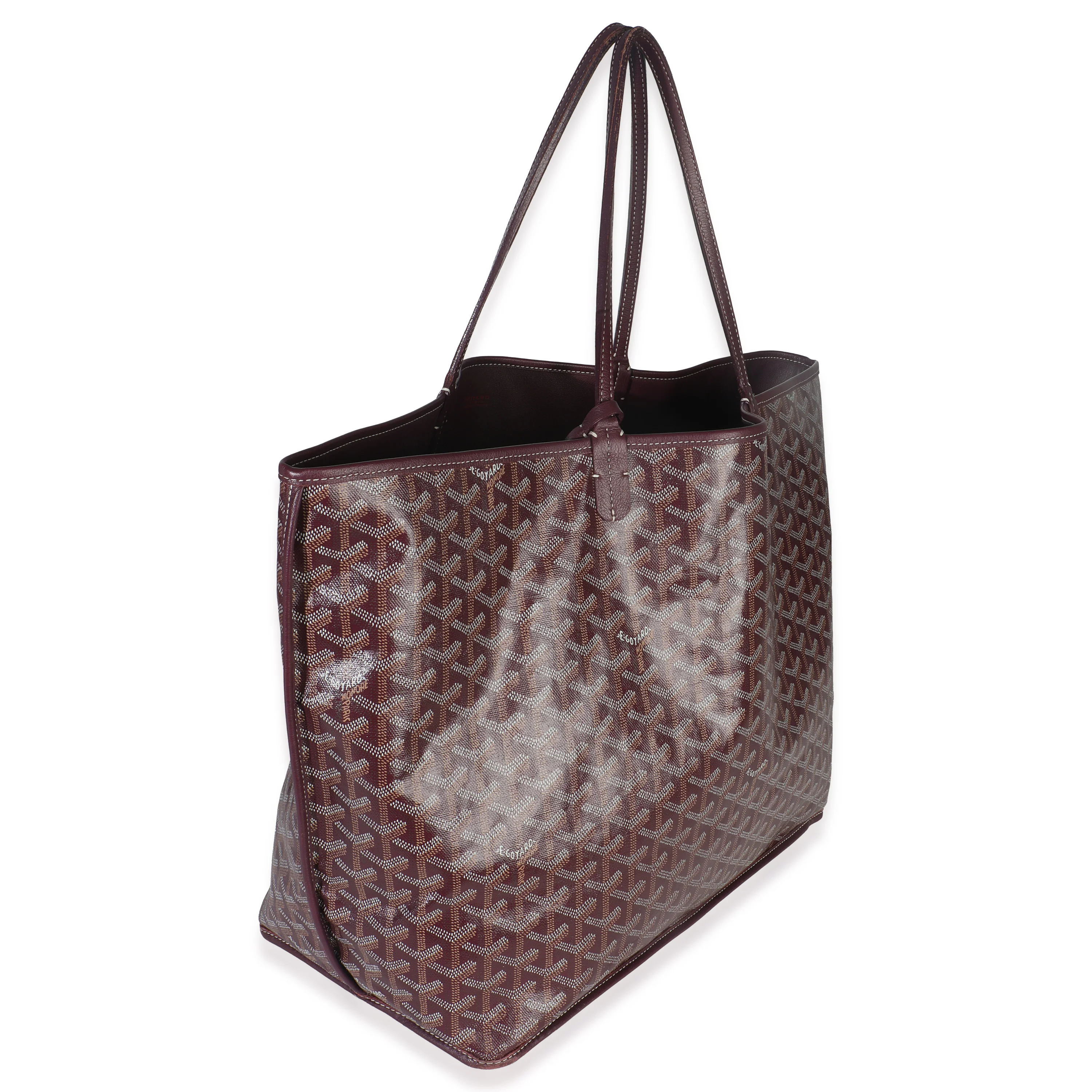 Burgundy Goyardine Canvas Anjou GM - Image 3