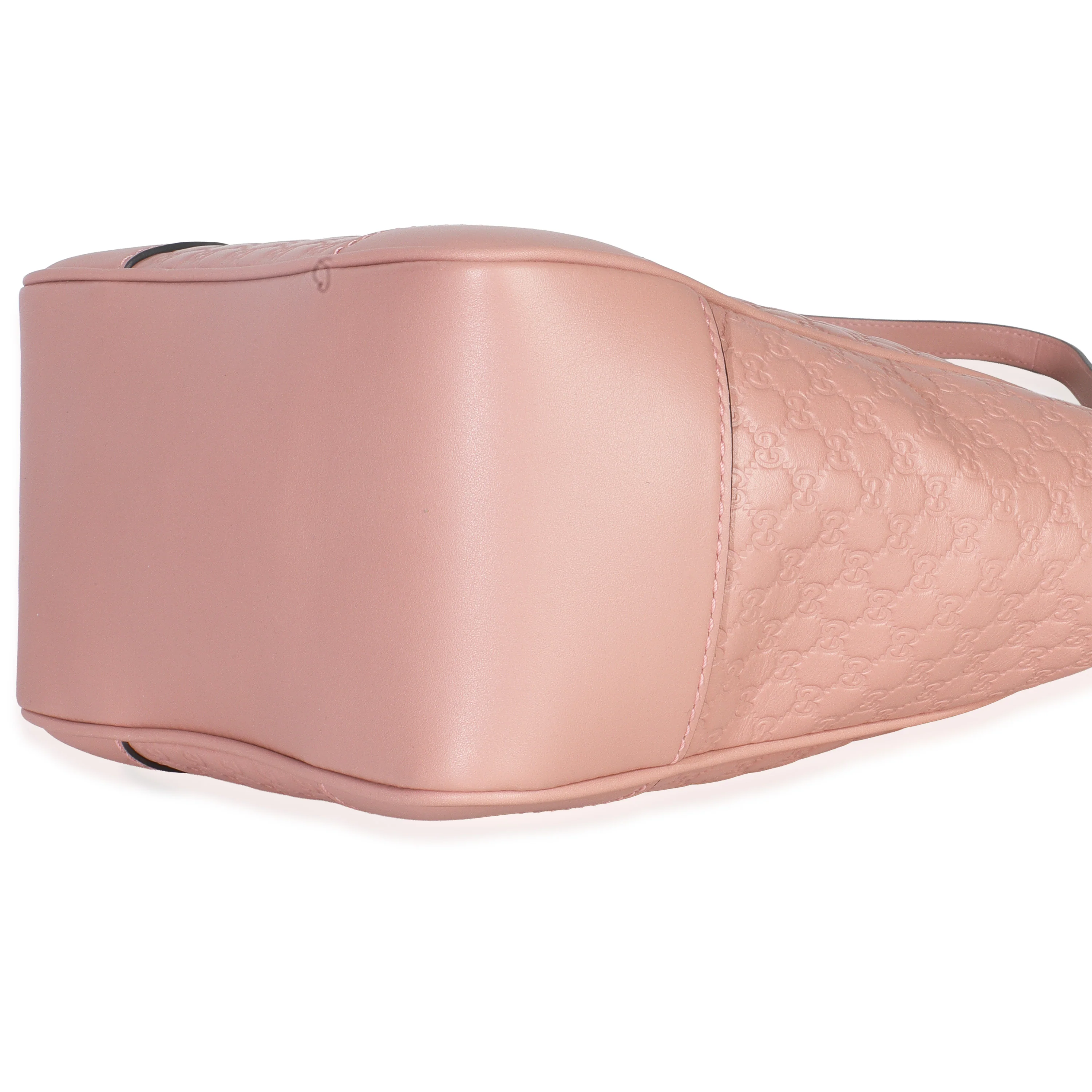 Soft Pink Microguccissima Small Bree Tote - Image 6