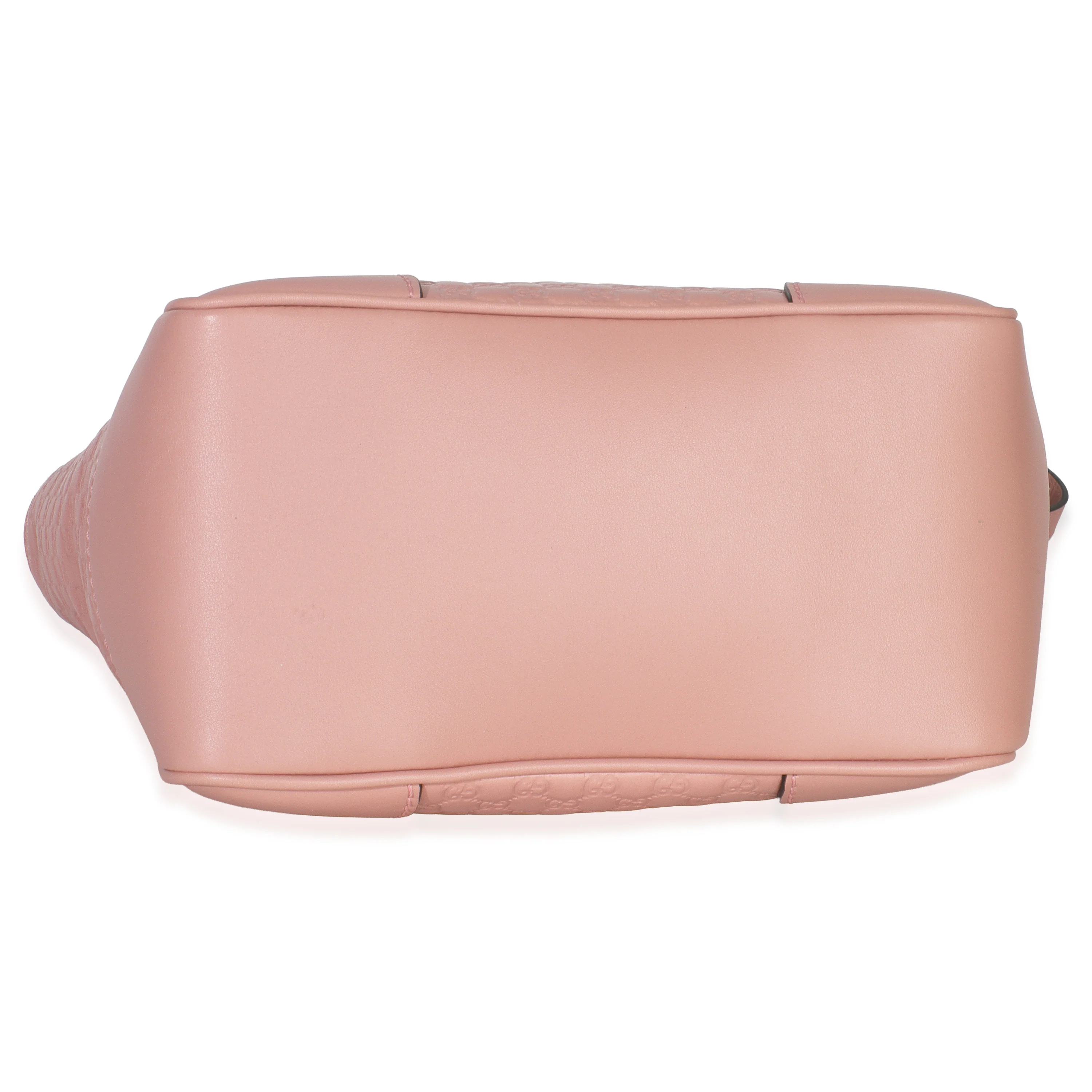 Soft Pink Microguccissima Small Bree Tote - Image 8