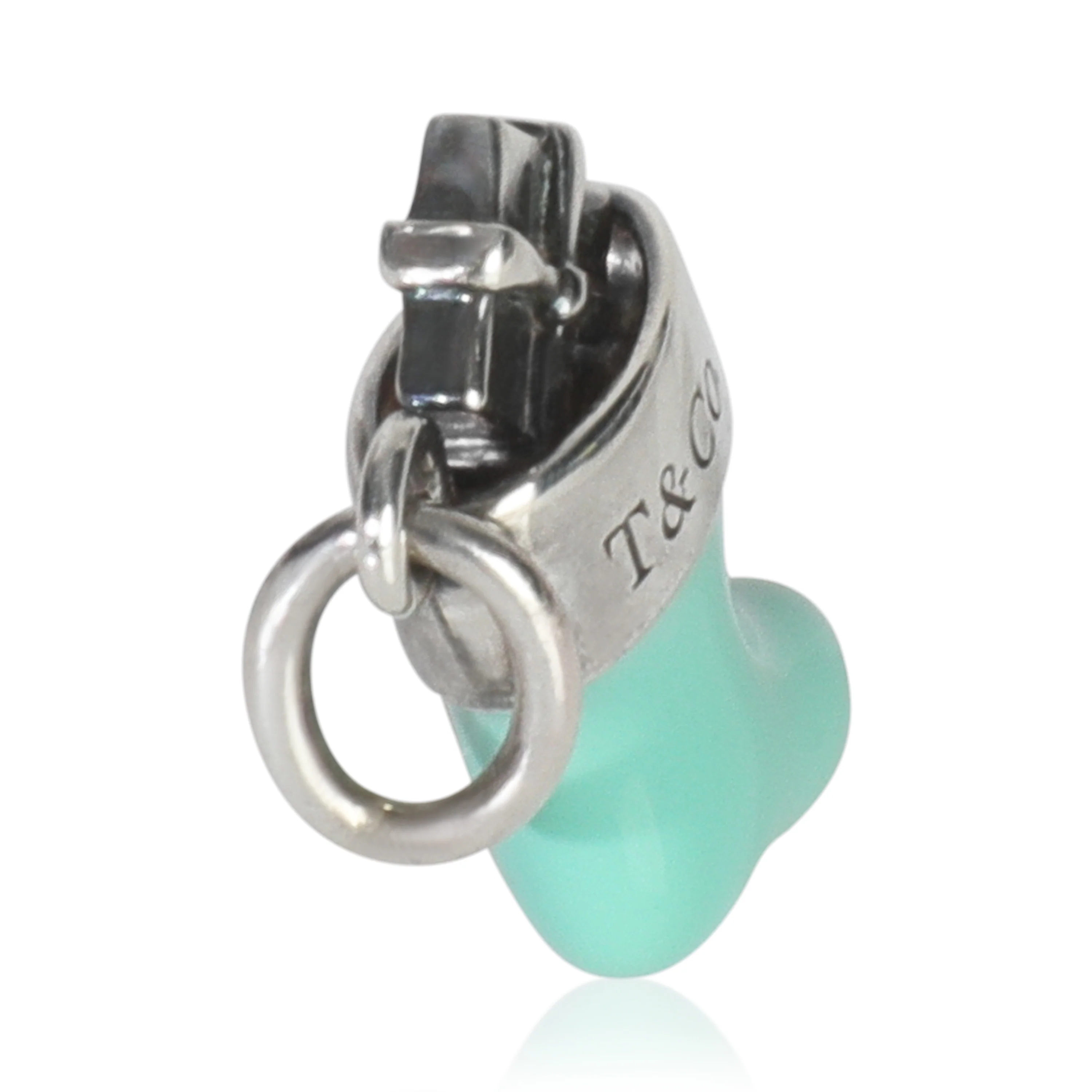 Sterling Silver  Blue Enamel Stocking Charm - Image 3