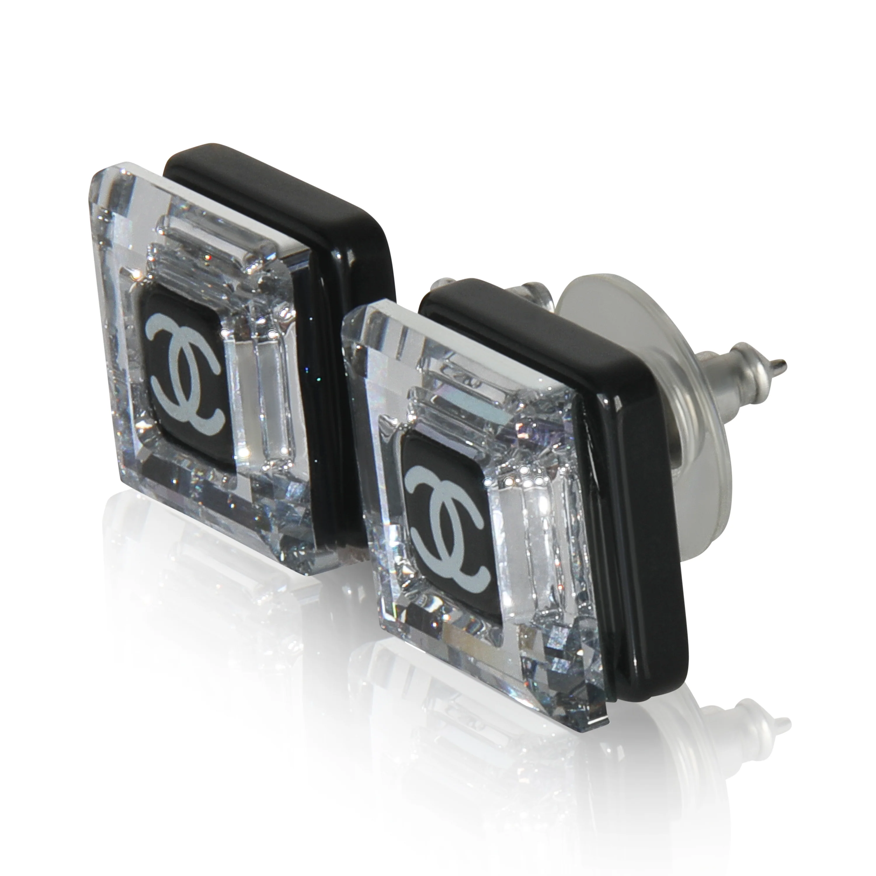 2010 Square Strass Earrings - Image 2