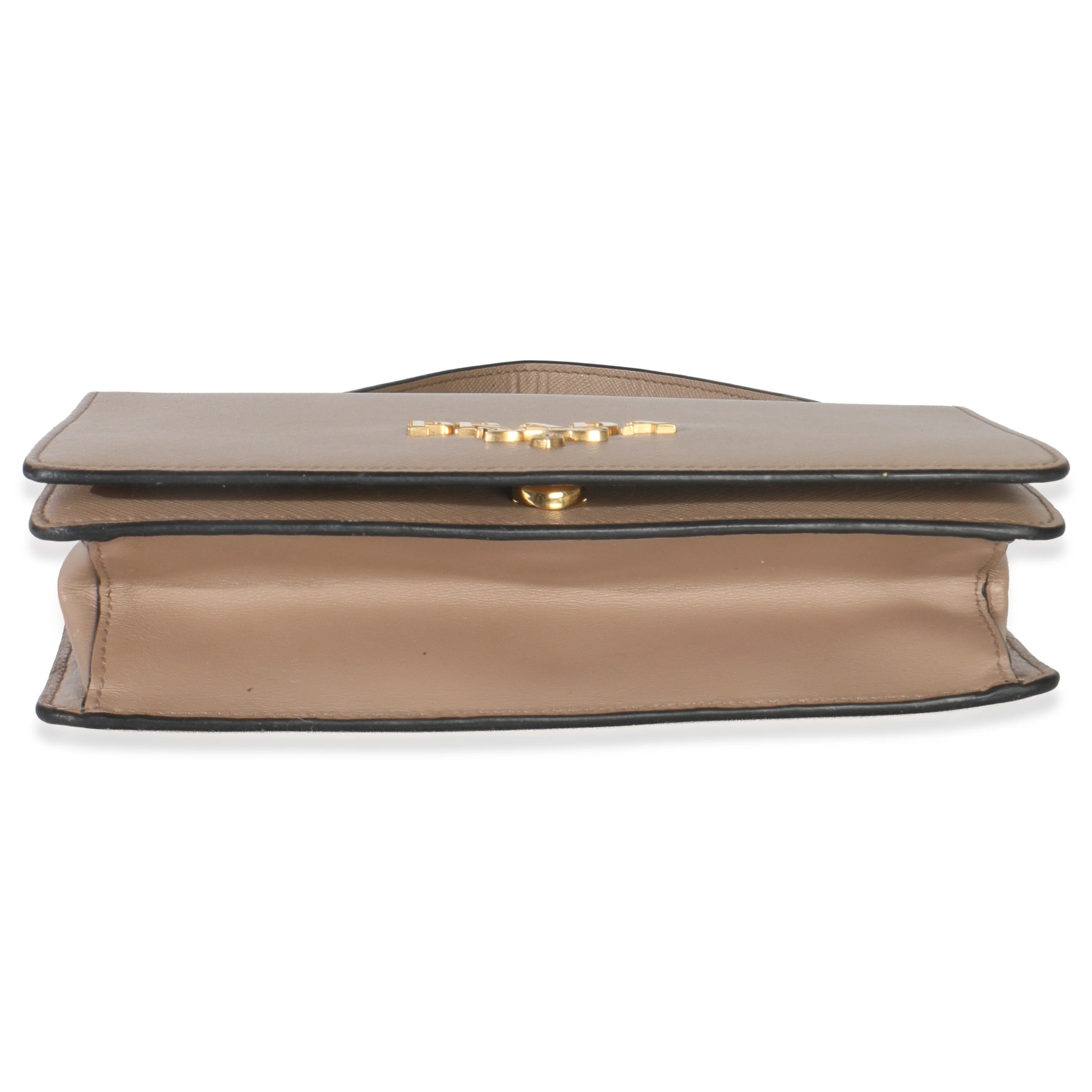 Cammeo Saffiano Lux Small Logo Chain Flap Bag - Image 4