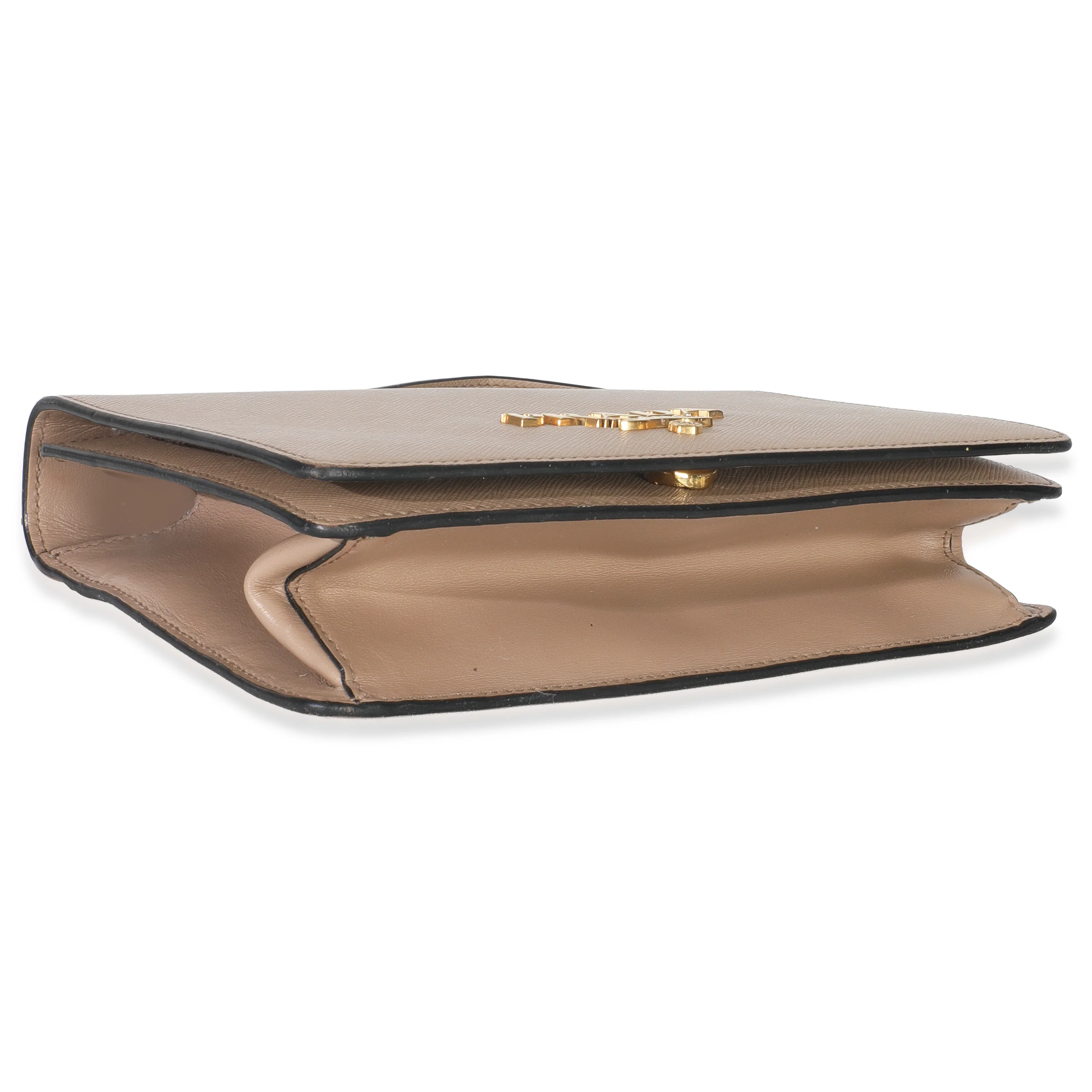 Cammeo Saffiano Lux Small Logo Chain Flap Bag - Image 5
