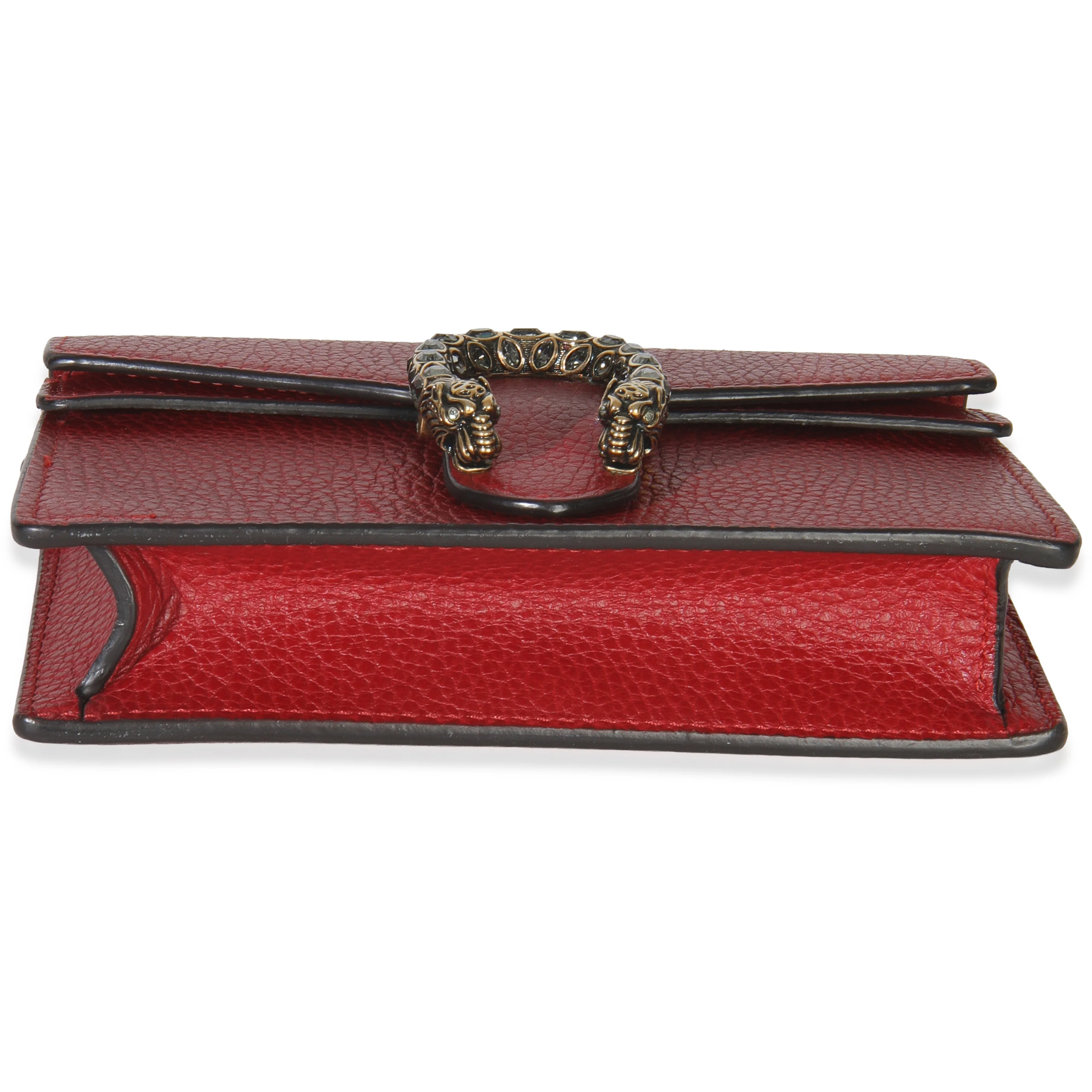 Red Dollar Calfskin Crystal Super Mini Dionysus - Image 5