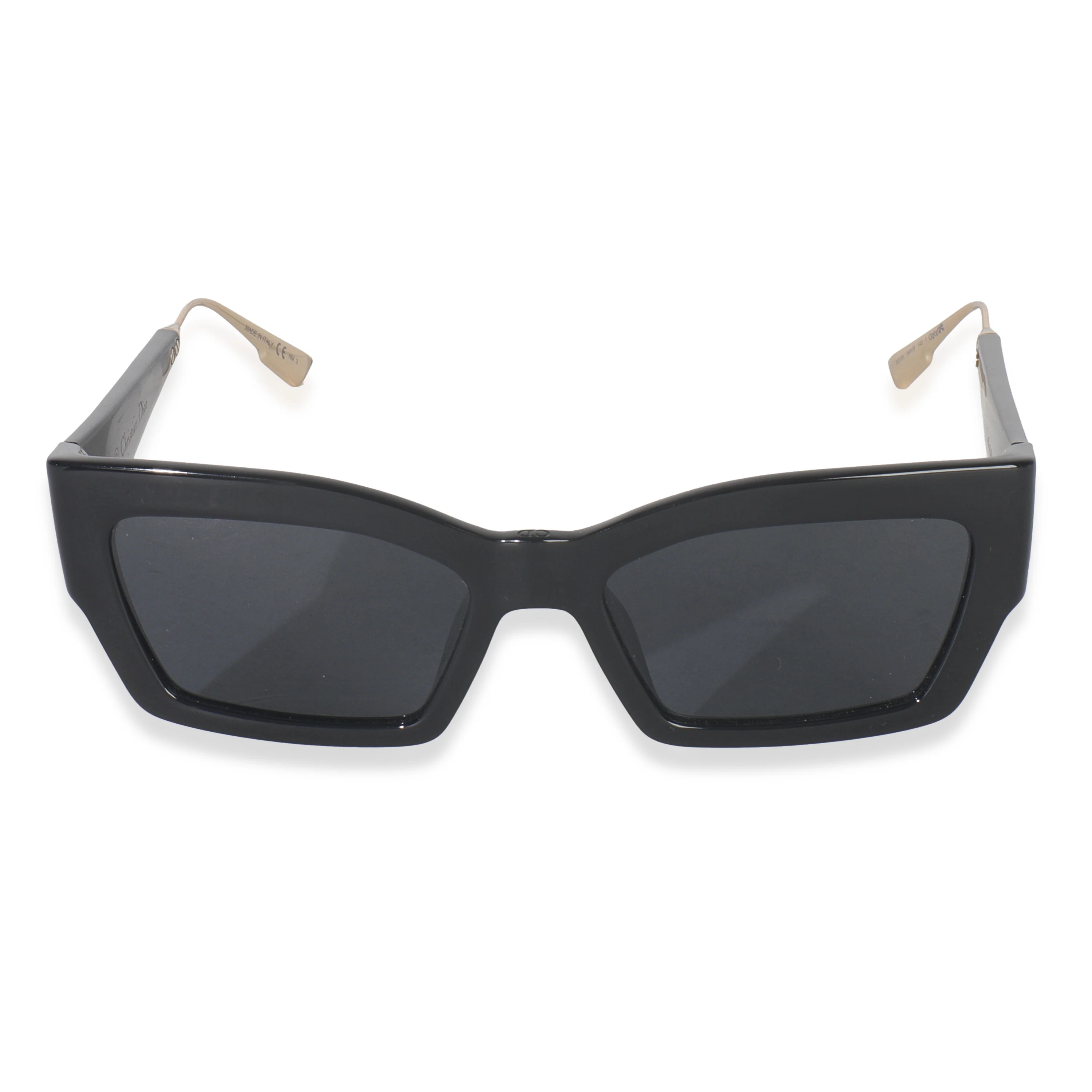 Black Acetate Cat Style Sunglasses