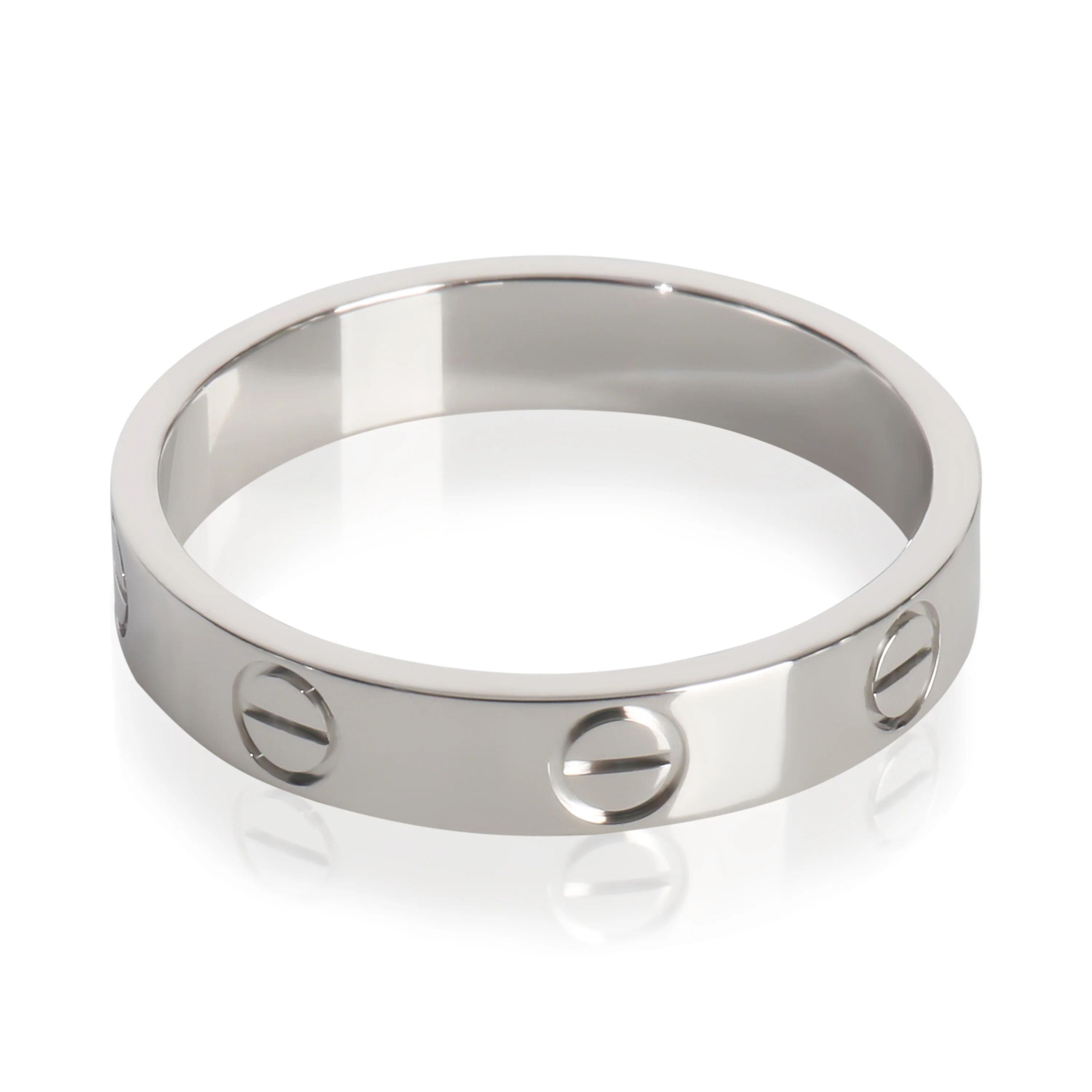 White Gold  Small Model Love Ring - Image 3