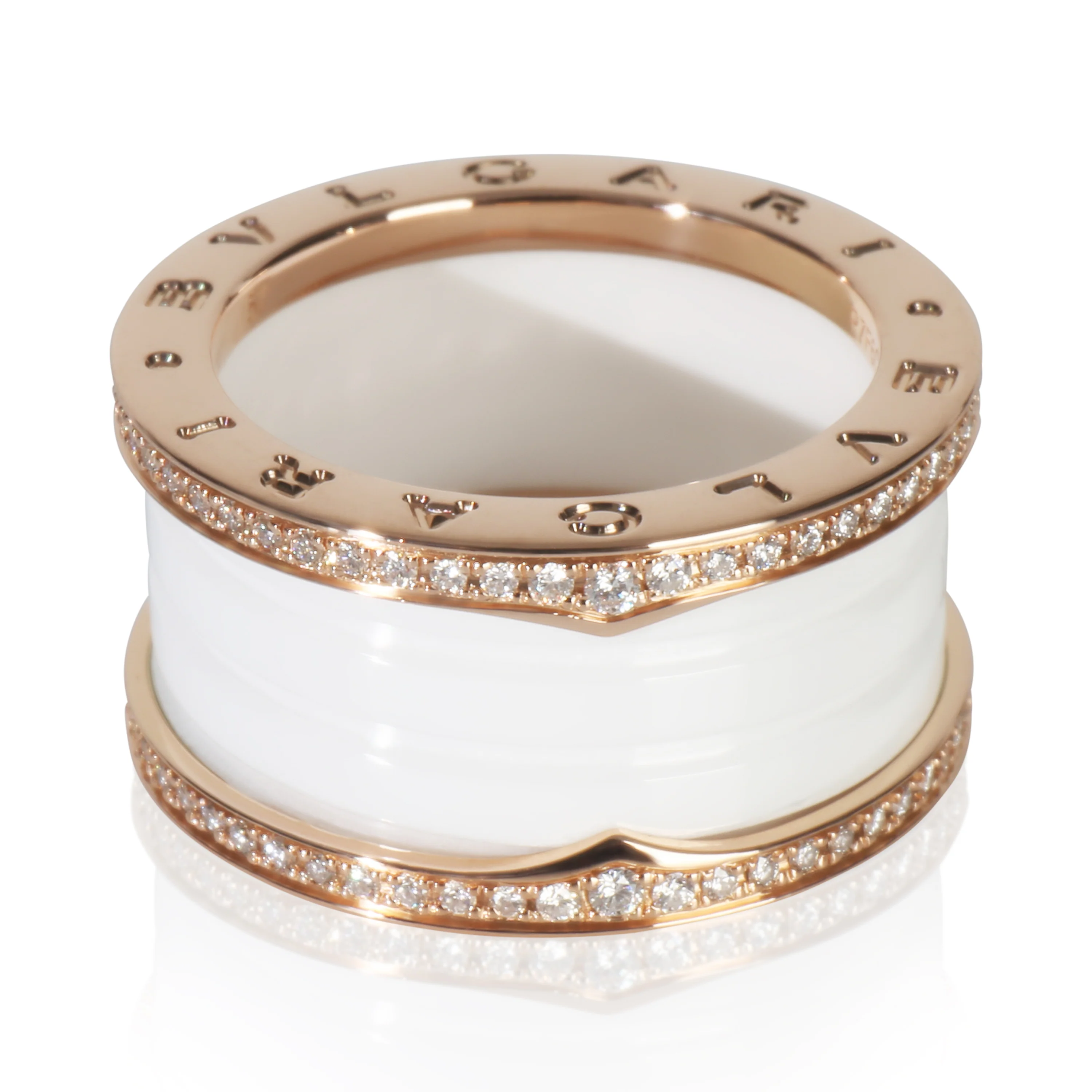 Rose Gold Diamond B.zero1 Ring - Image 3