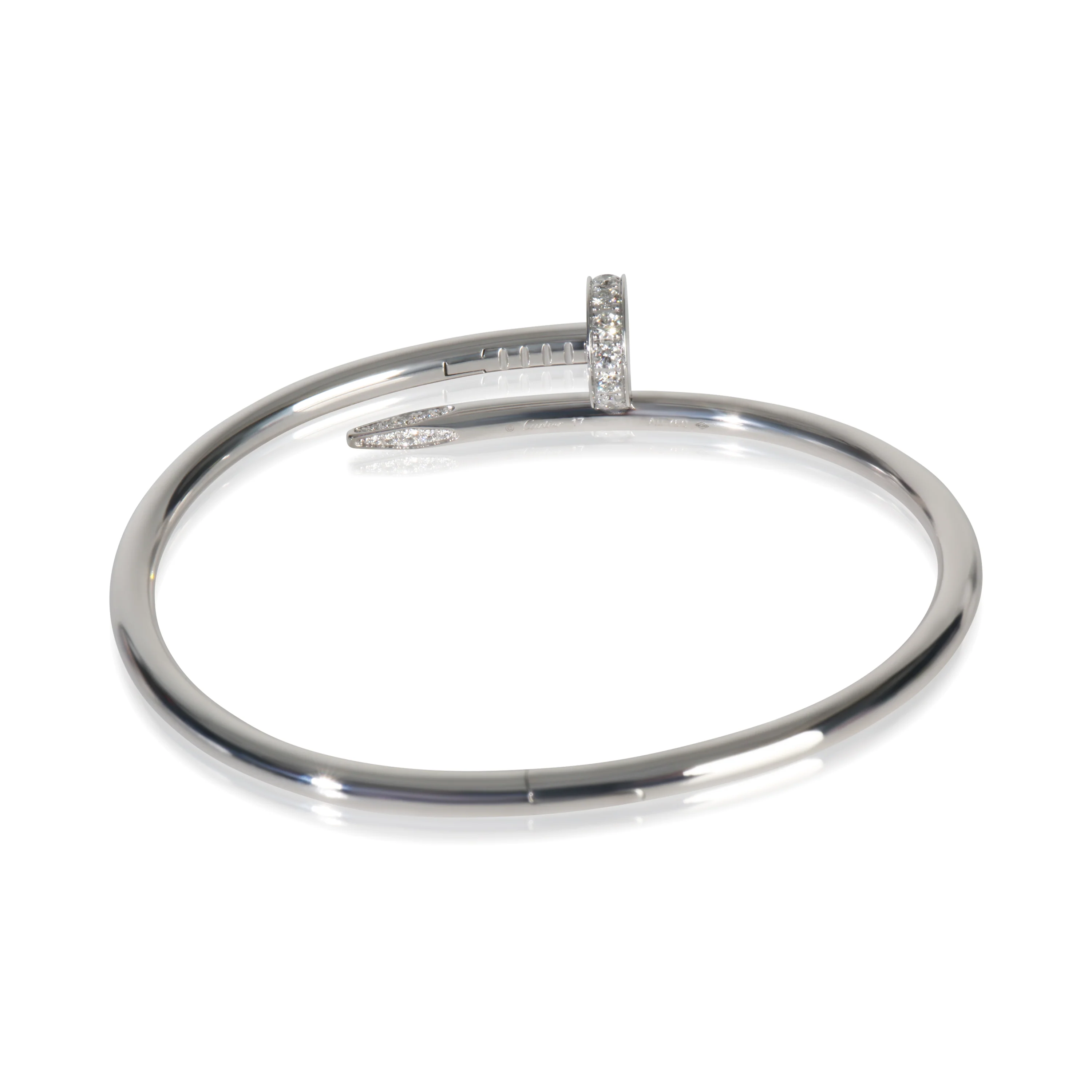 White Gold Diamond Juste Un Clou Bracelet - Image 3