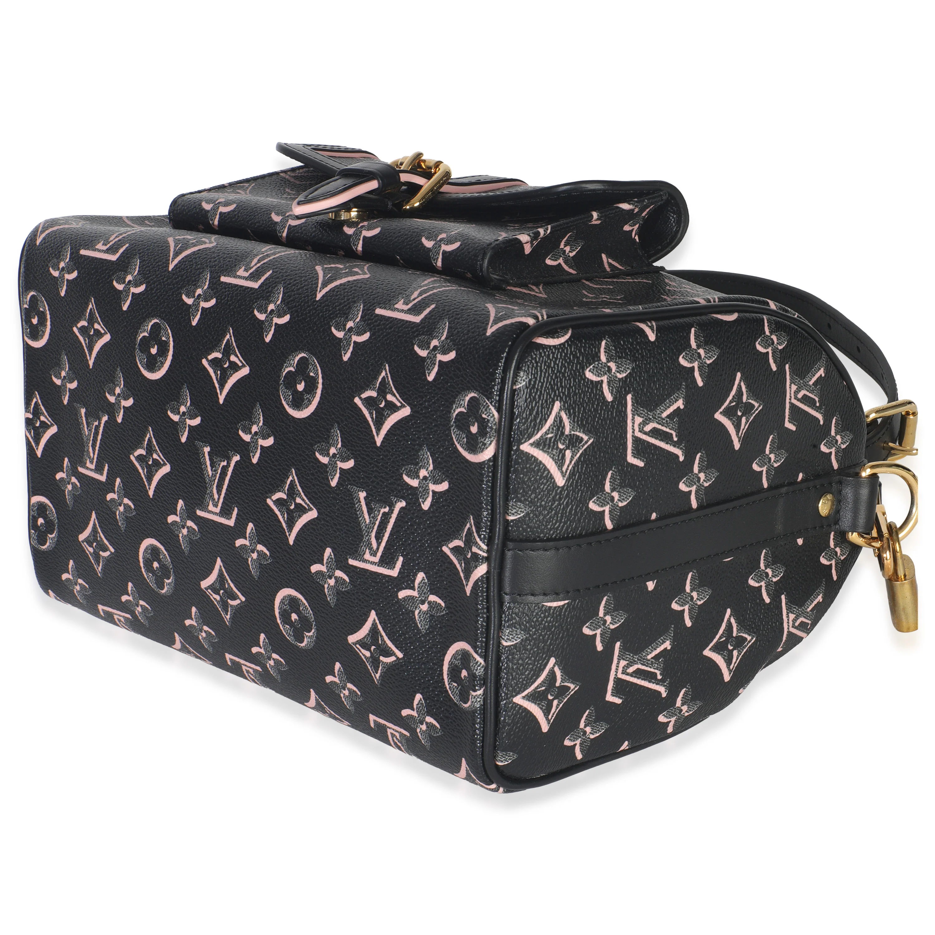 Black Monogram Canvas Fall for You Speedy Bandouliere 25 - Image 7
