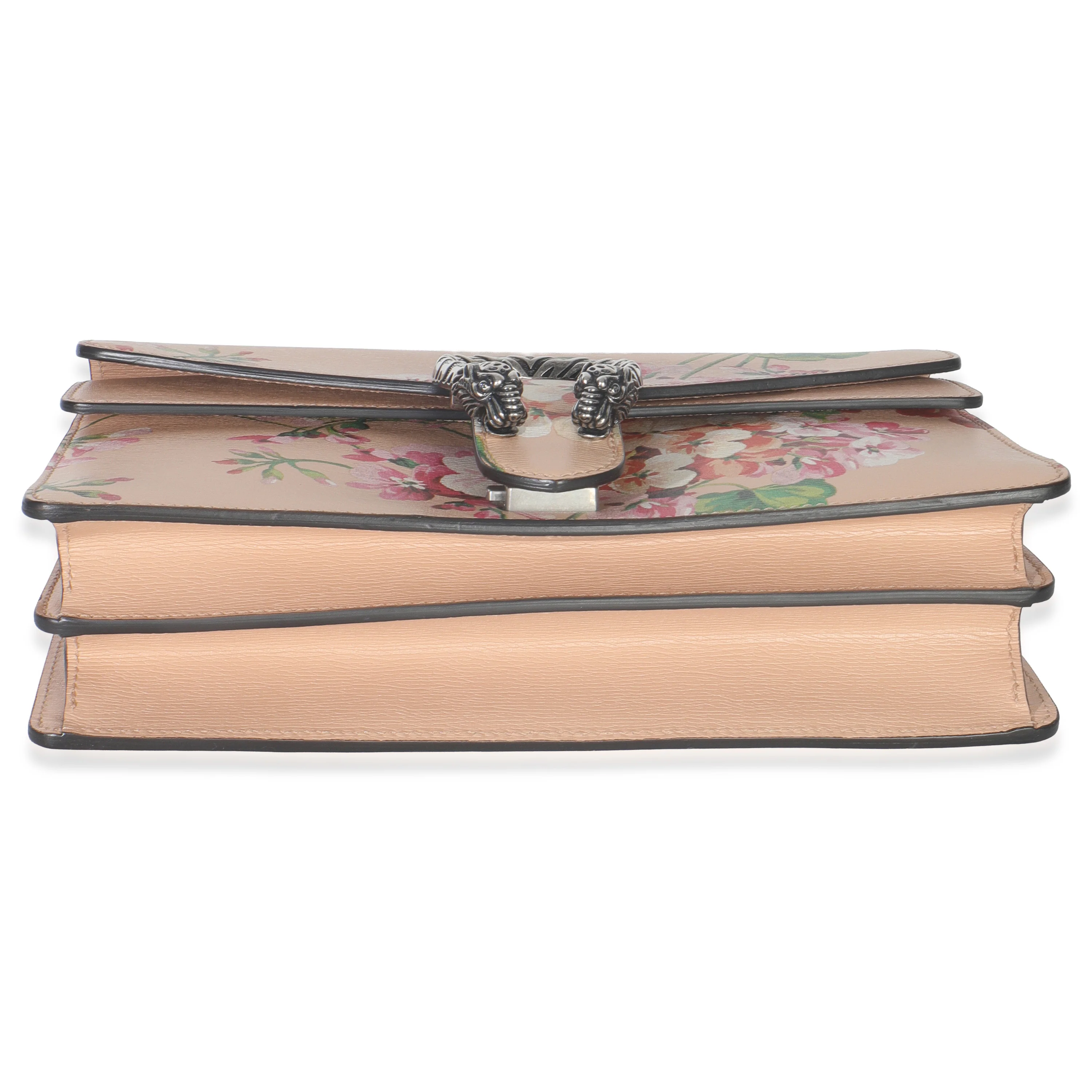 Light Pink Calfskin Blooms Small Dionysus Shoulder Bag - Image 5