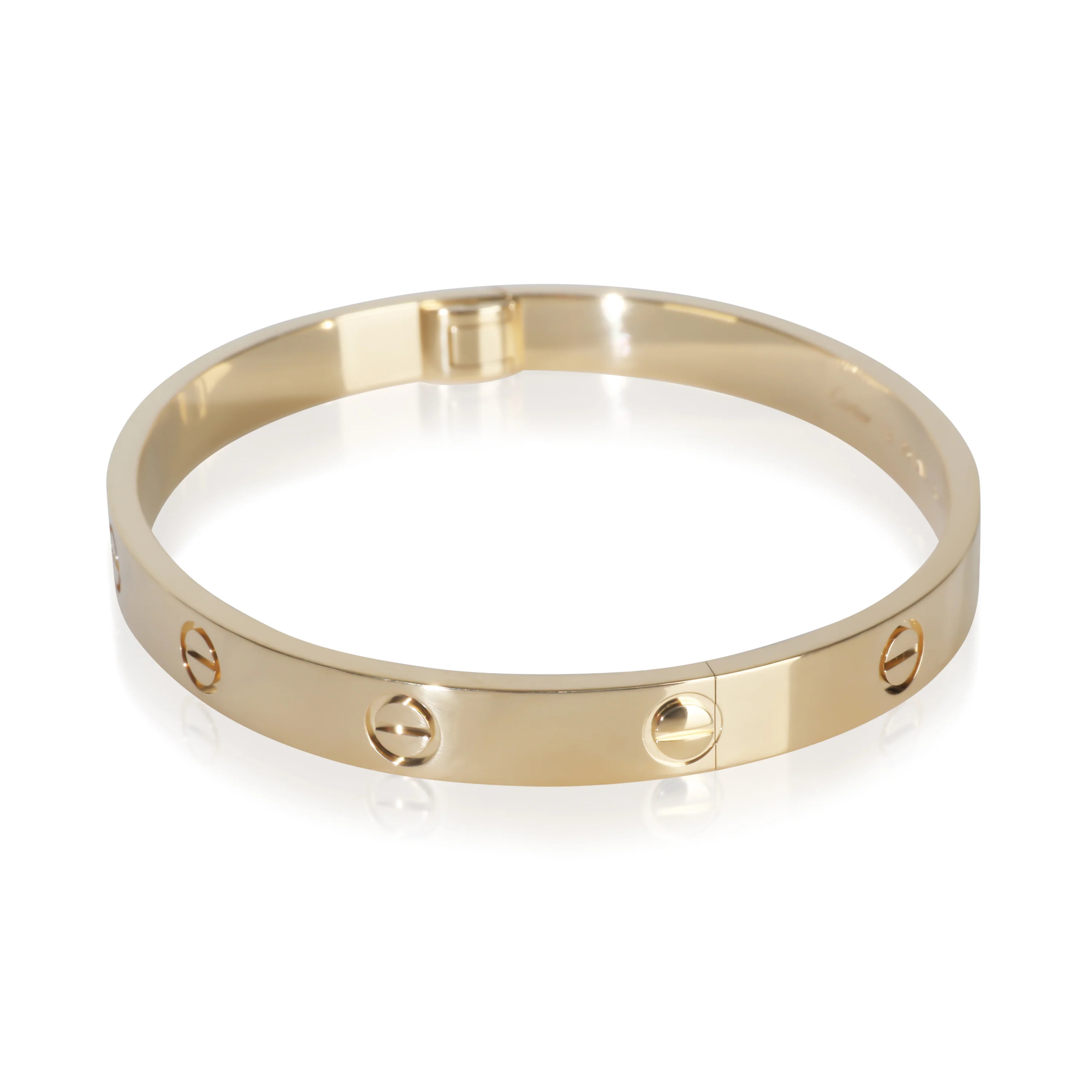 Yellow Gold  Single Screw Love Bracelet - Image 2