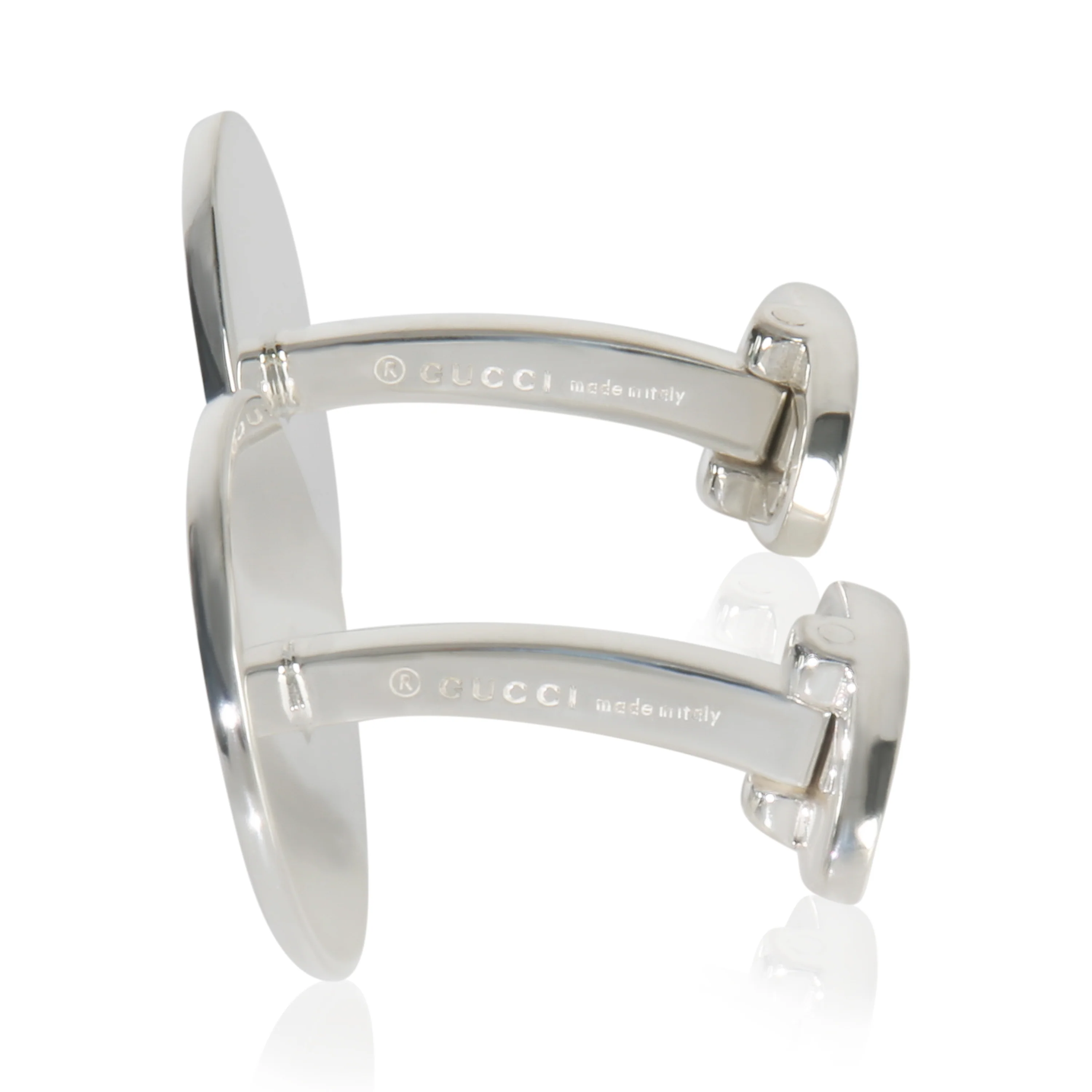 Sterling Silver Crest Cufflinks - Image 3