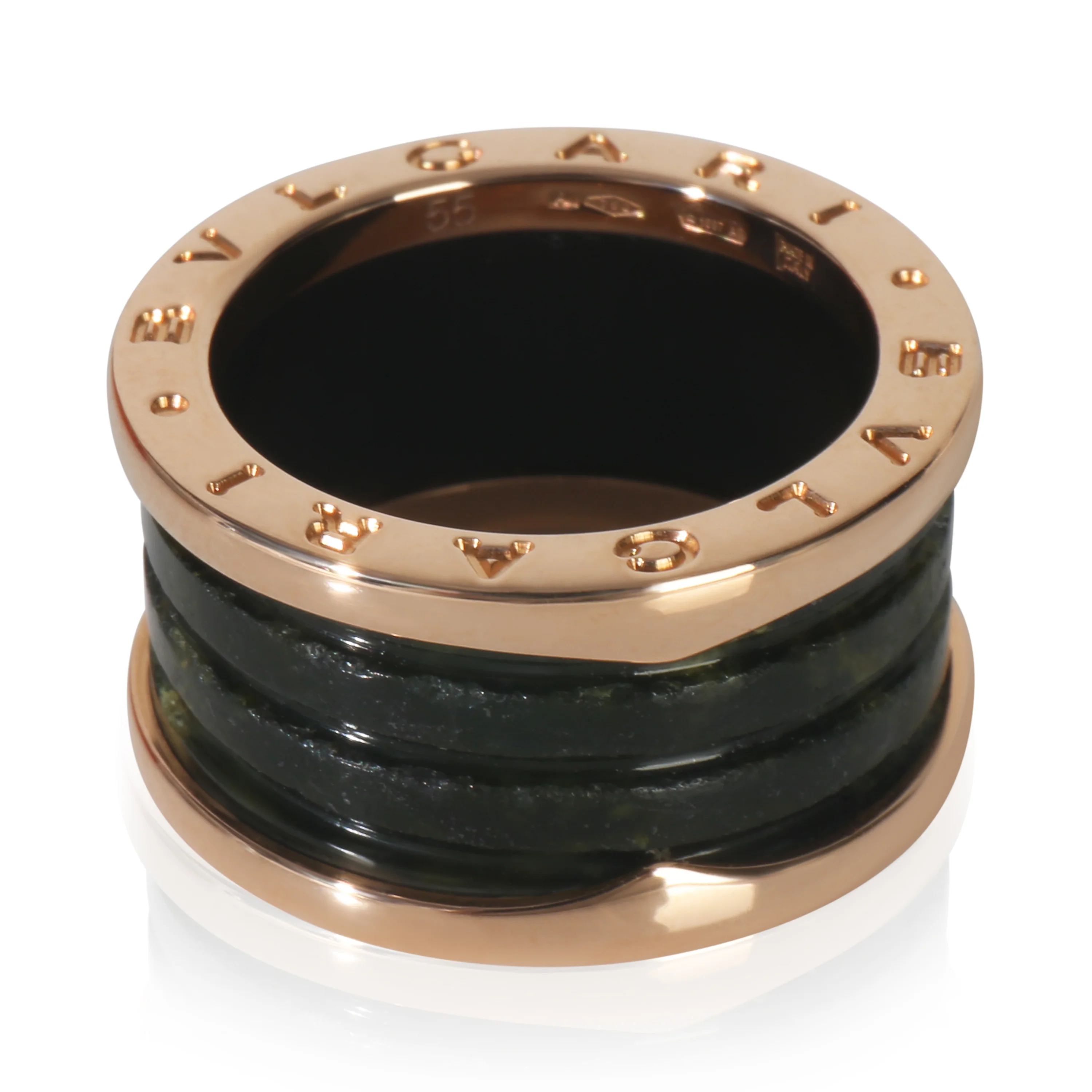 Rose Gold B.zero1 Marble Ring - Image 3