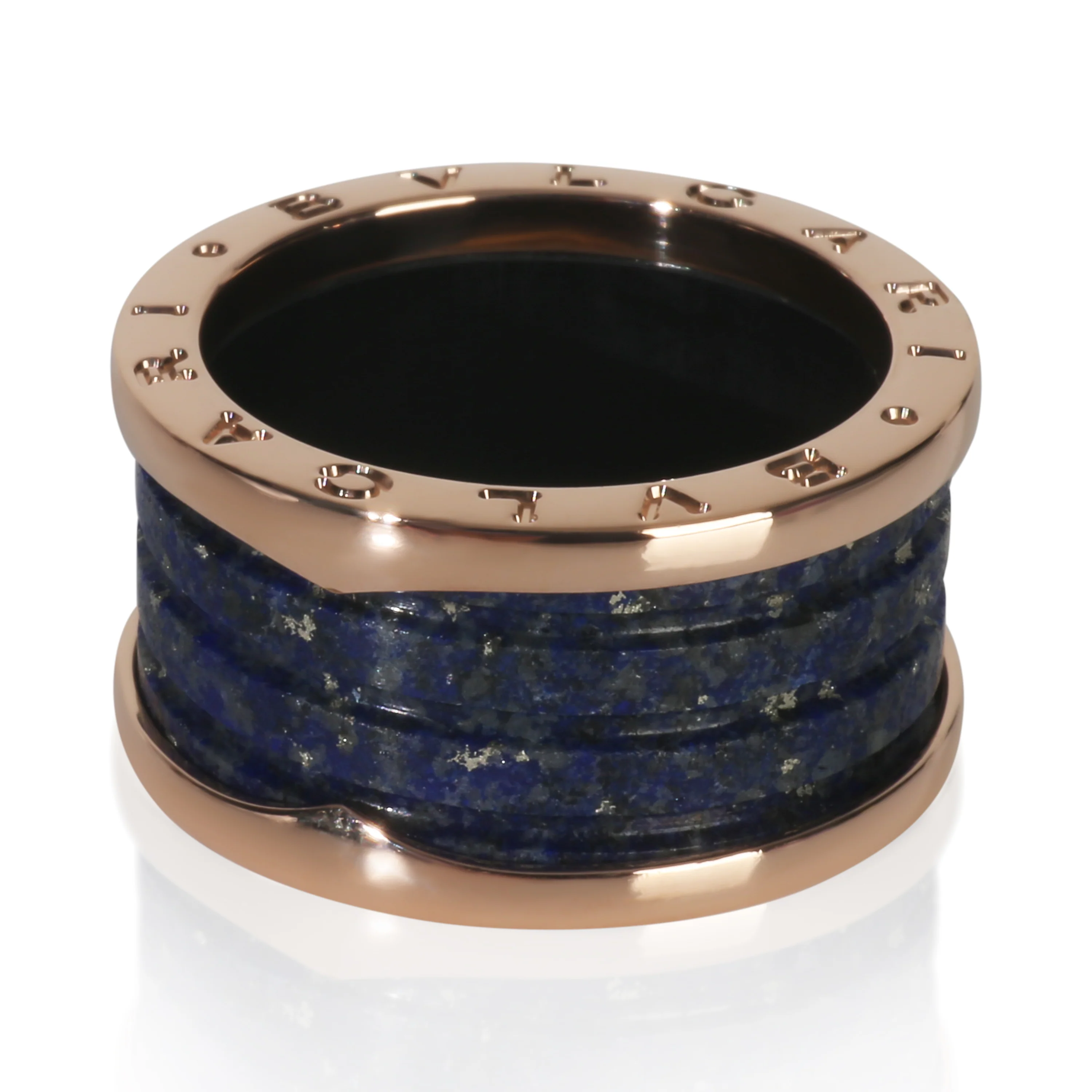 Rose Gold Lapis B.zero1 Ring - Image 2