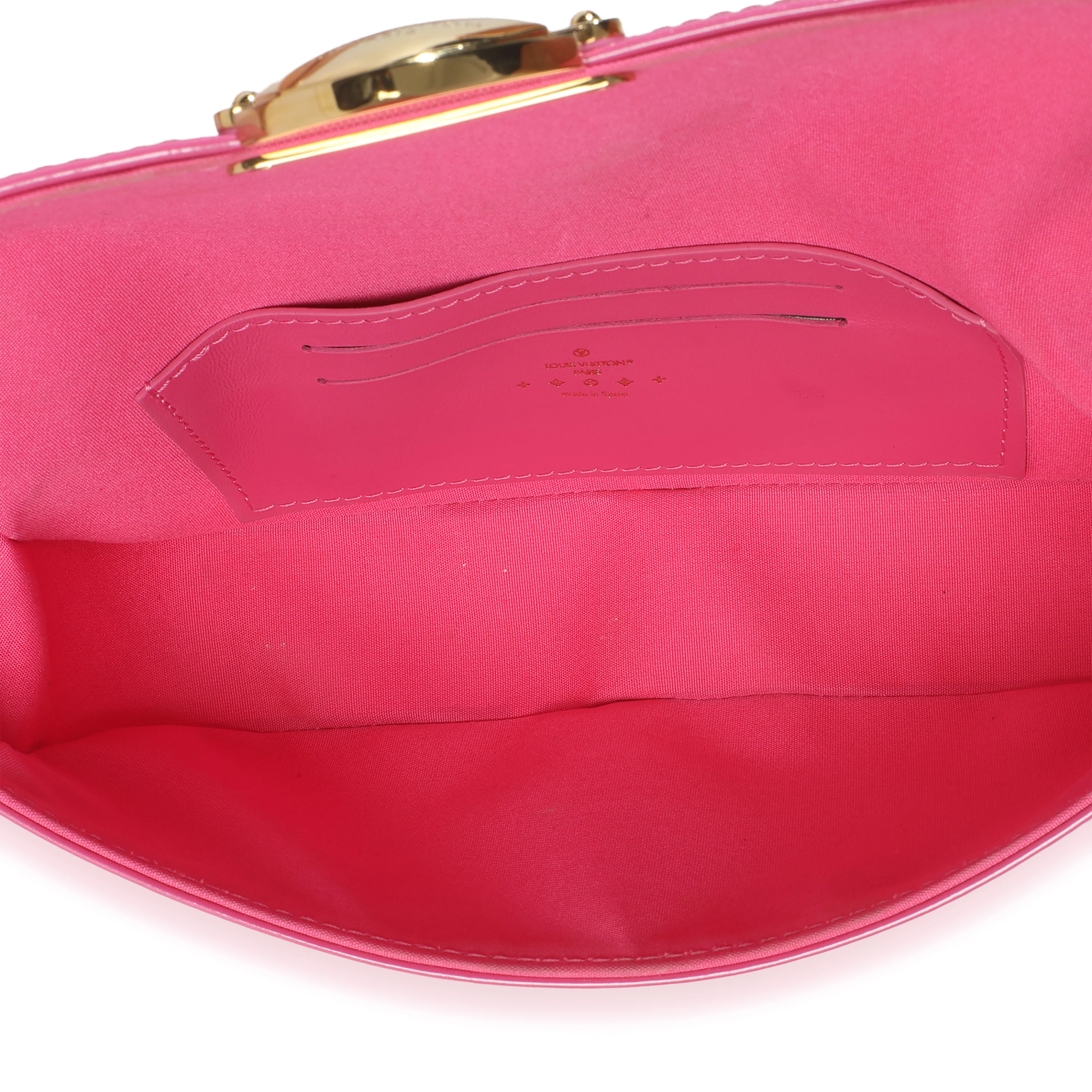 Framboise Monogram Vernis Malibu Street Pochette - Image 6