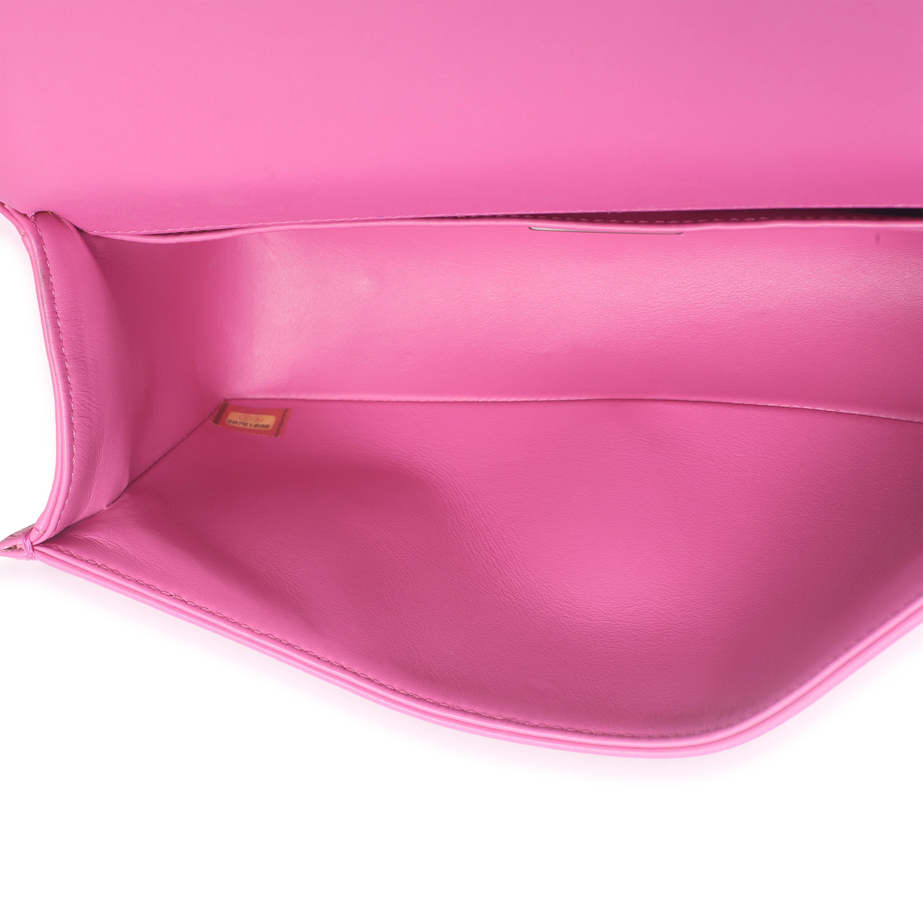 Pink Matte Python Old Medium Boy Bag - Image 9