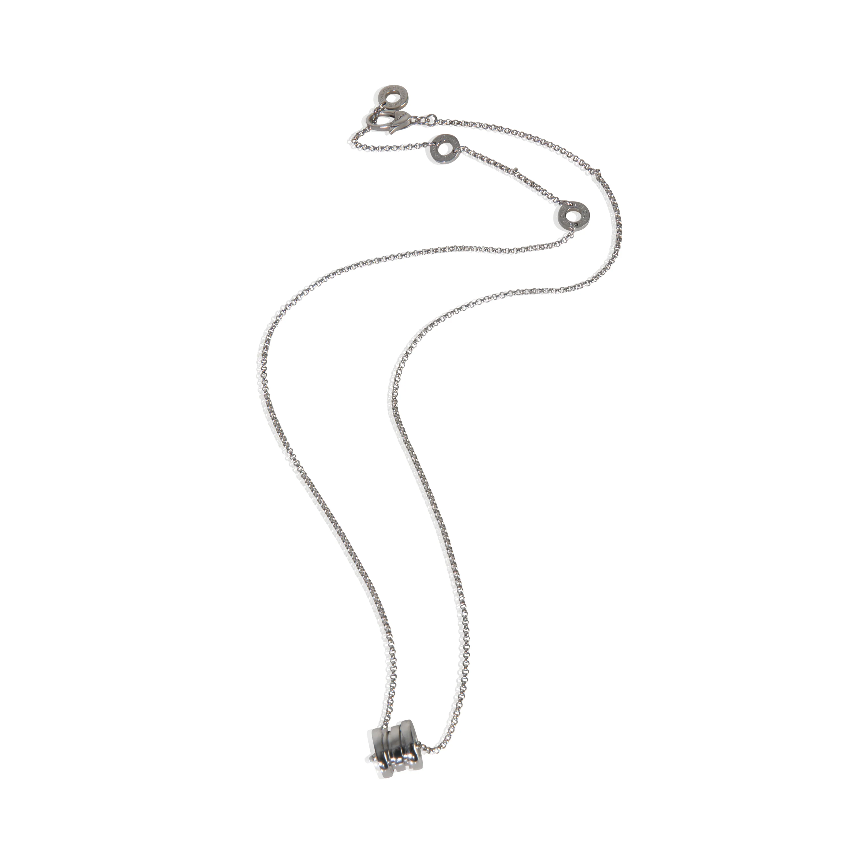White Gold Mini B.zero1 Necklace - Image 4
