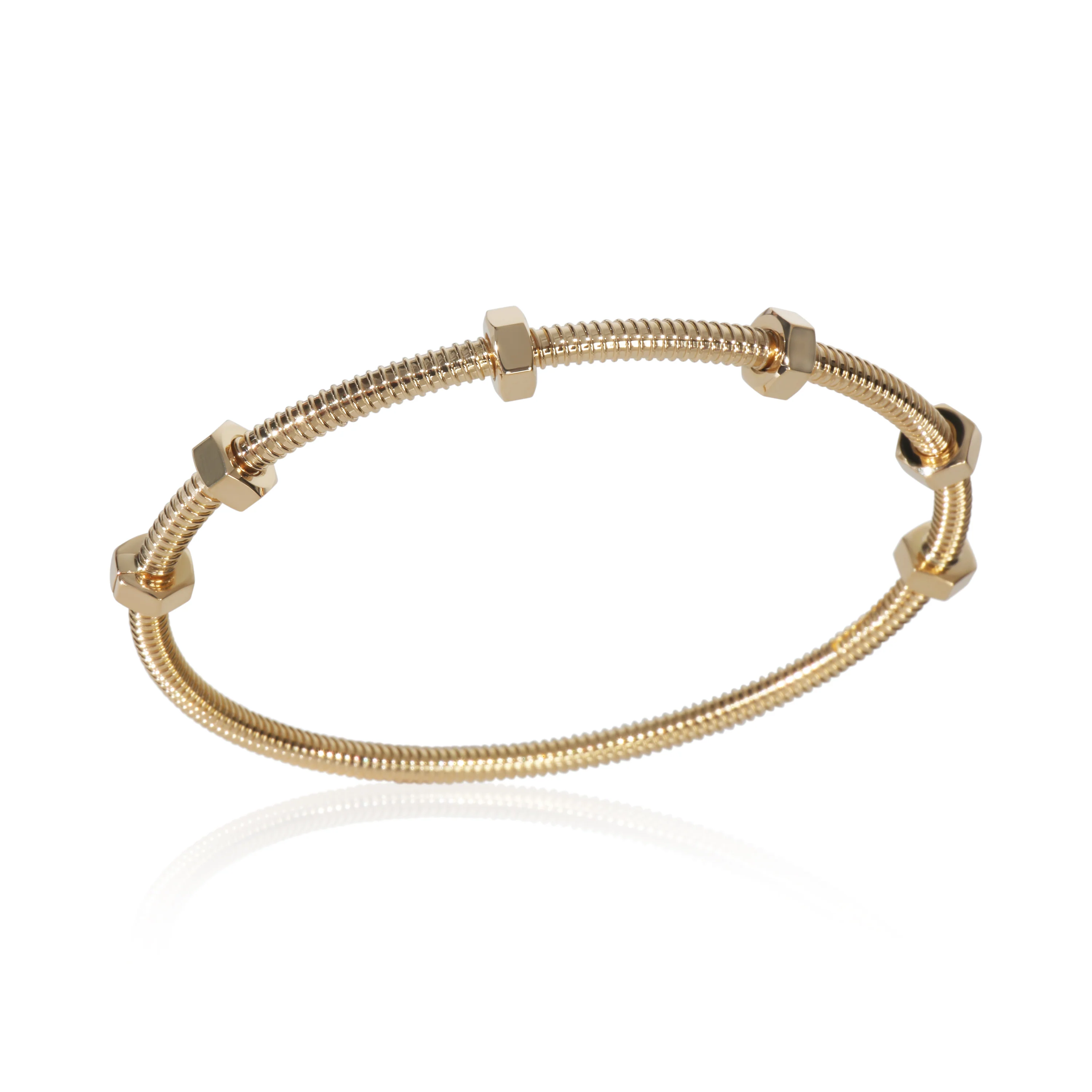 Yellow Gold Ecrou Bracelet - Image 4